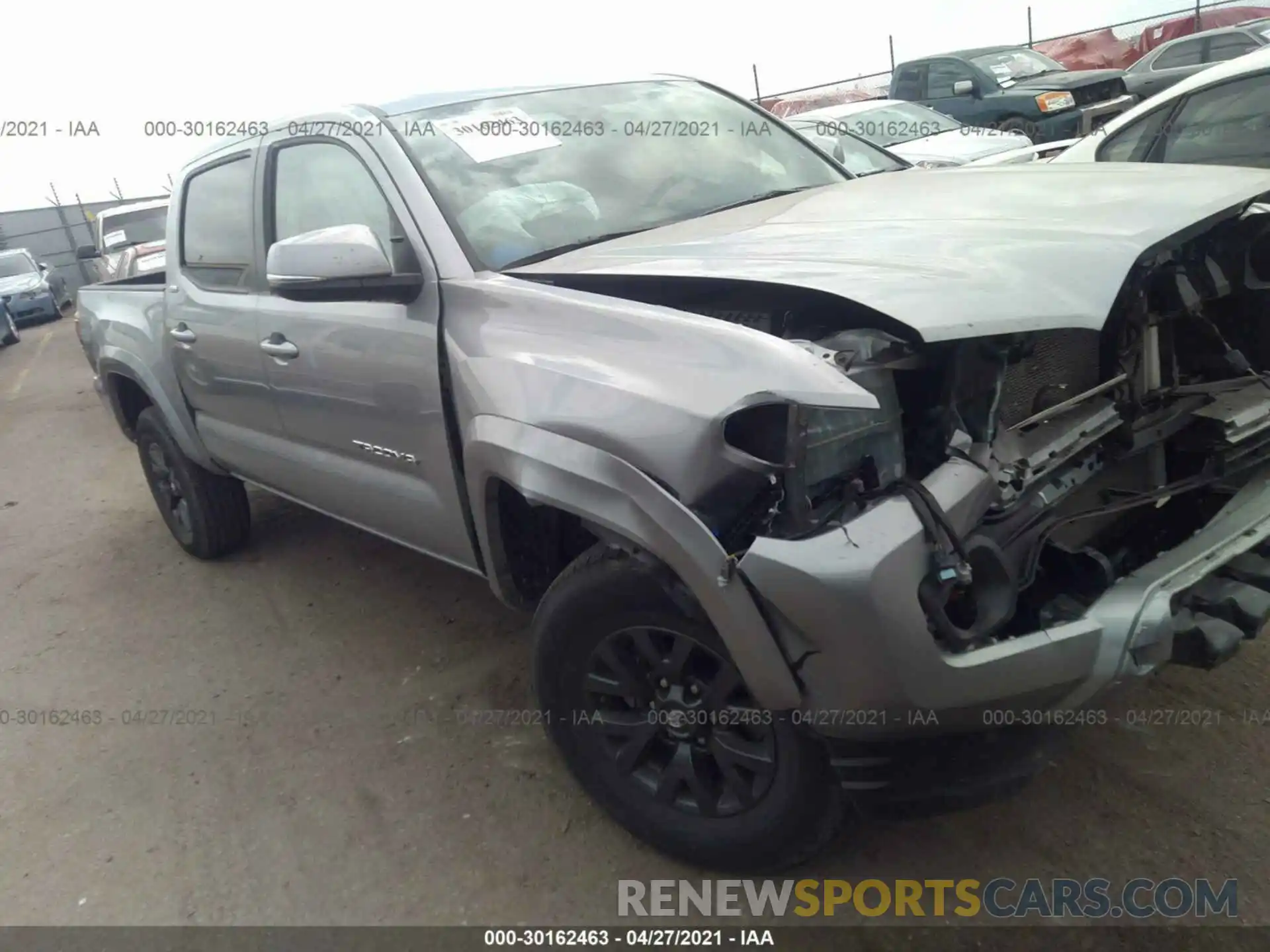 1 Photograph of a damaged car 3TMCZ5AN2MM373294 TOYOTA TACOMA 4WD 2021