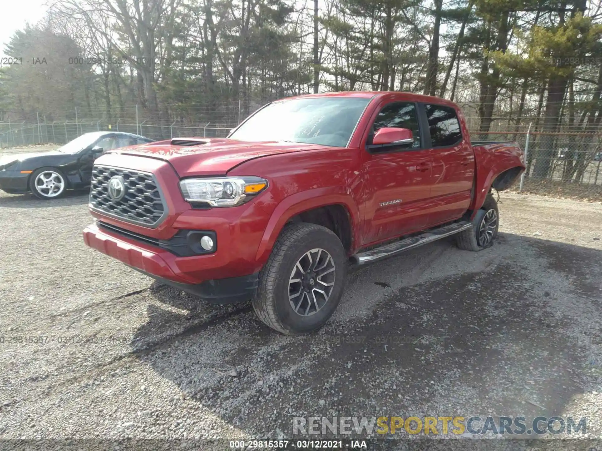 2 Photograph of a damaged car 3TMCZ5AN2MM377183 TOYOTA TACOMA 4WD 2021