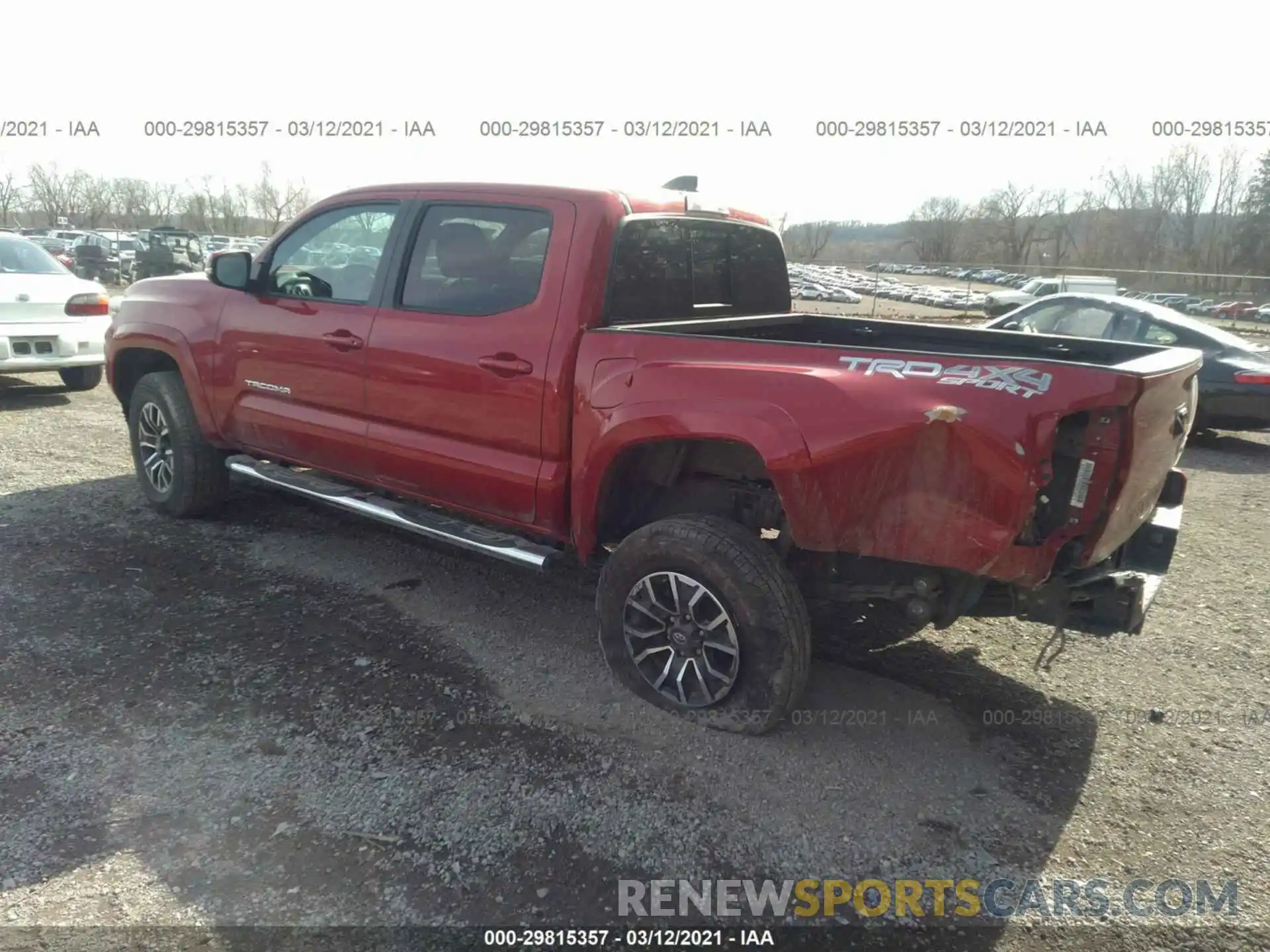 3 Photograph of a damaged car 3TMCZ5AN2MM377183 TOYOTA TACOMA 4WD 2021