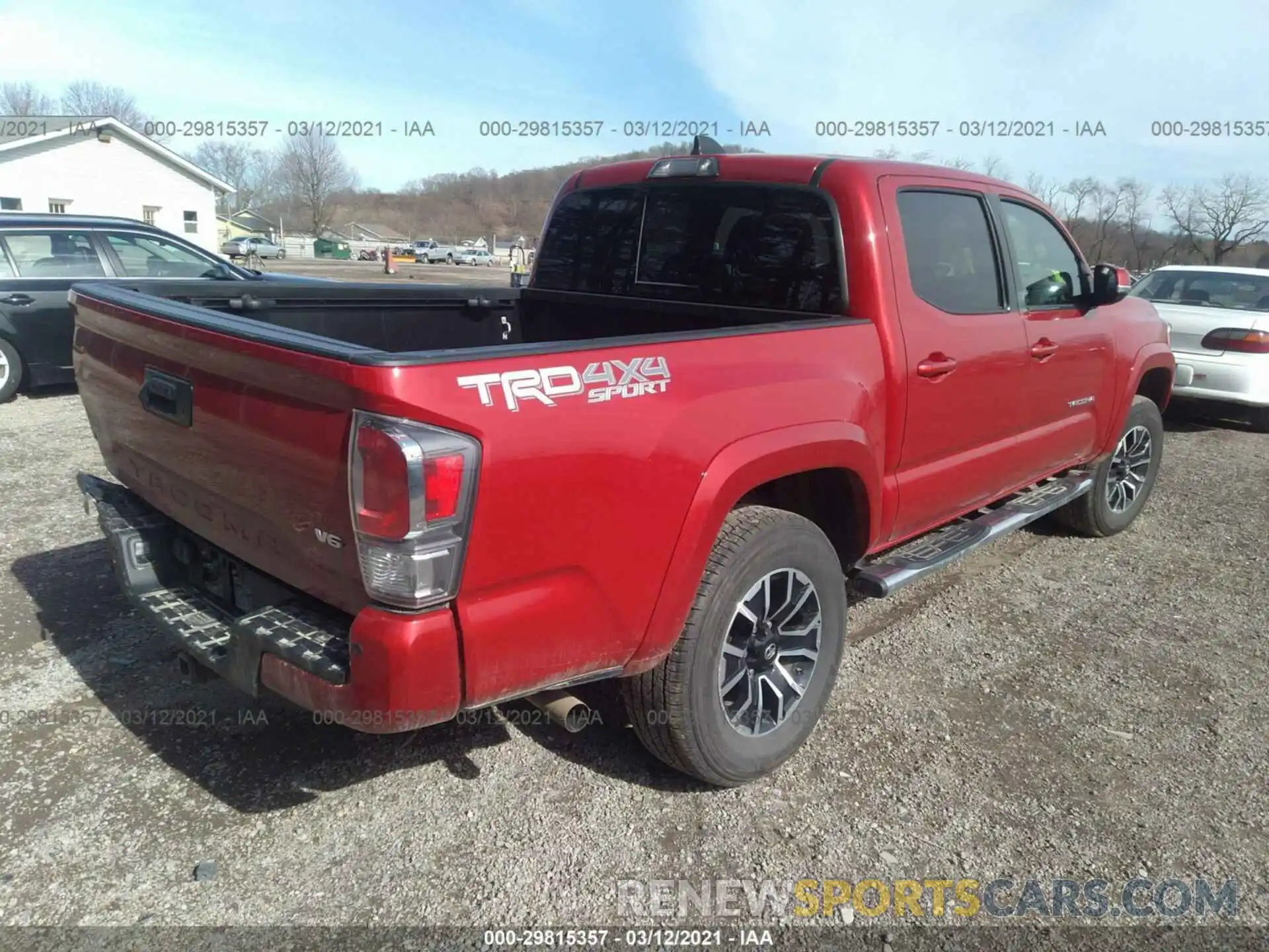 4 Фотография поврежденного автомобиля 3TMCZ5AN2MM377183 TOYOTA TACOMA 4WD 2021