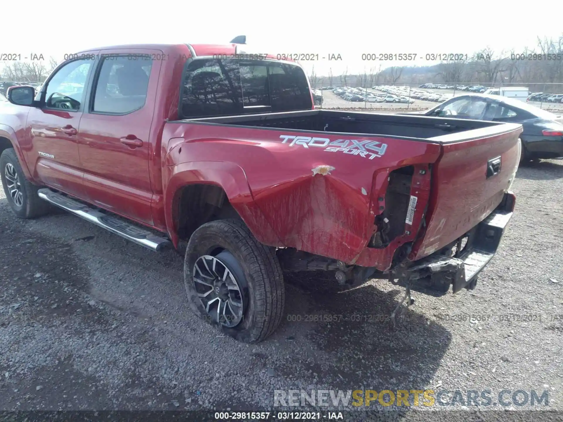 6 Photograph of a damaged car 3TMCZ5AN2MM377183 TOYOTA TACOMA 4WD 2021