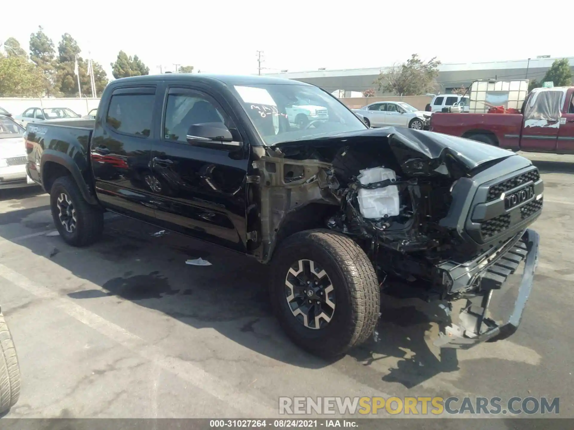 1 Photograph of a damaged car 3TMCZ5AN2MM378737 TOYOTA TACOMA 4WD 2021