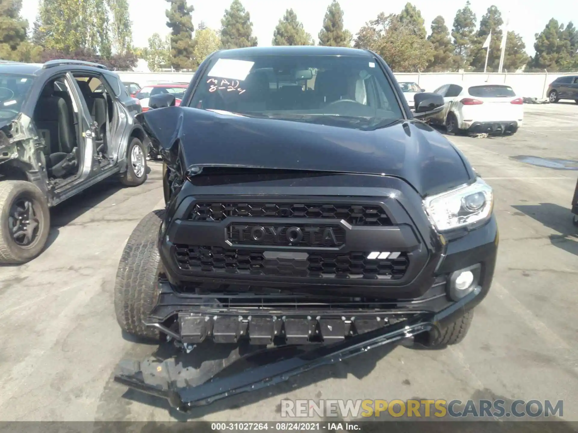 6 Photograph of a damaged car 3TMCZ5AN2MM378737 TOYOTA TACOMA 4WD 2021