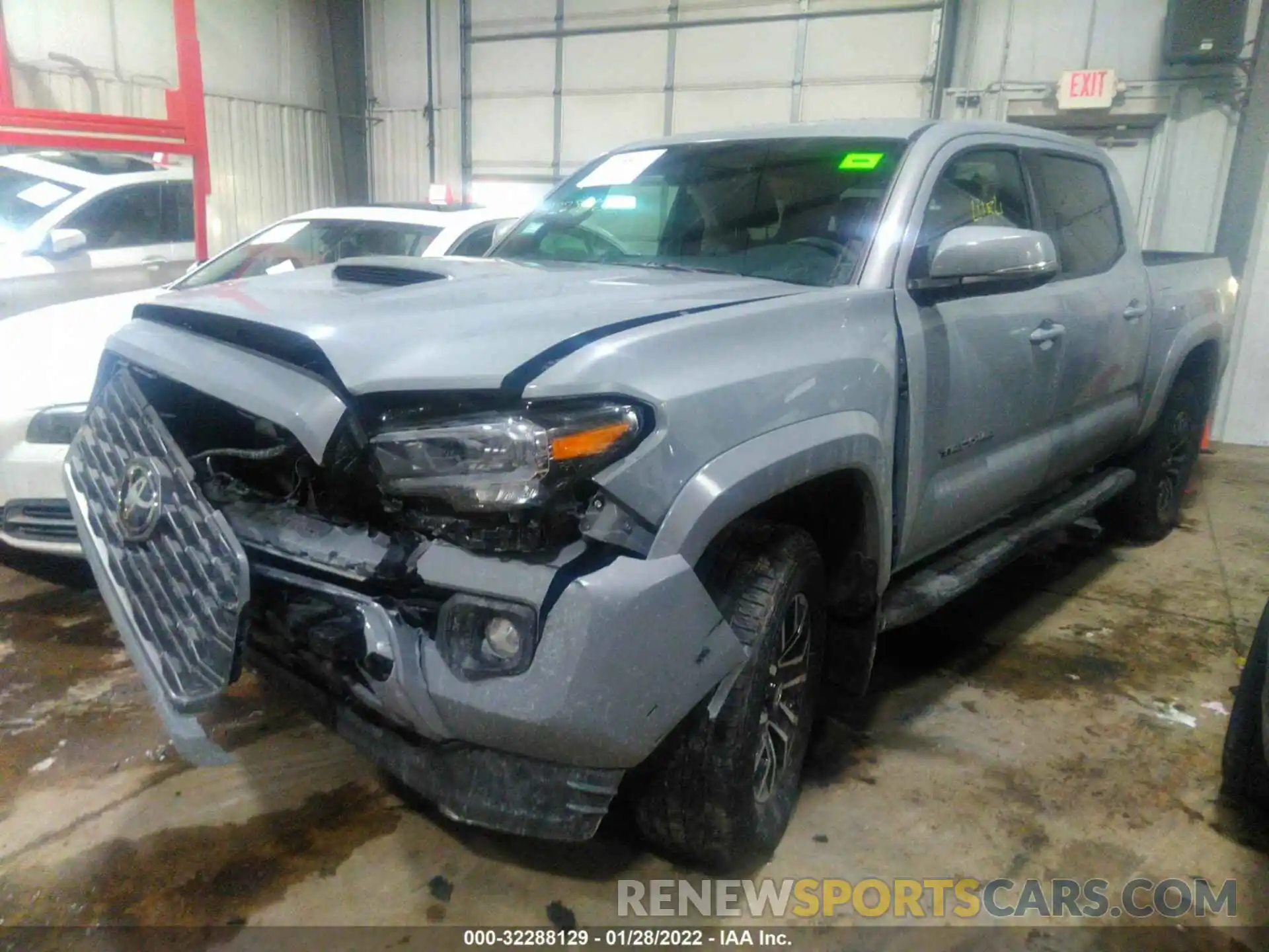 2 Photograph of a damaged car 3TMCZ5AN2MM384165 TOYOTA TACOMA 4WD 2021