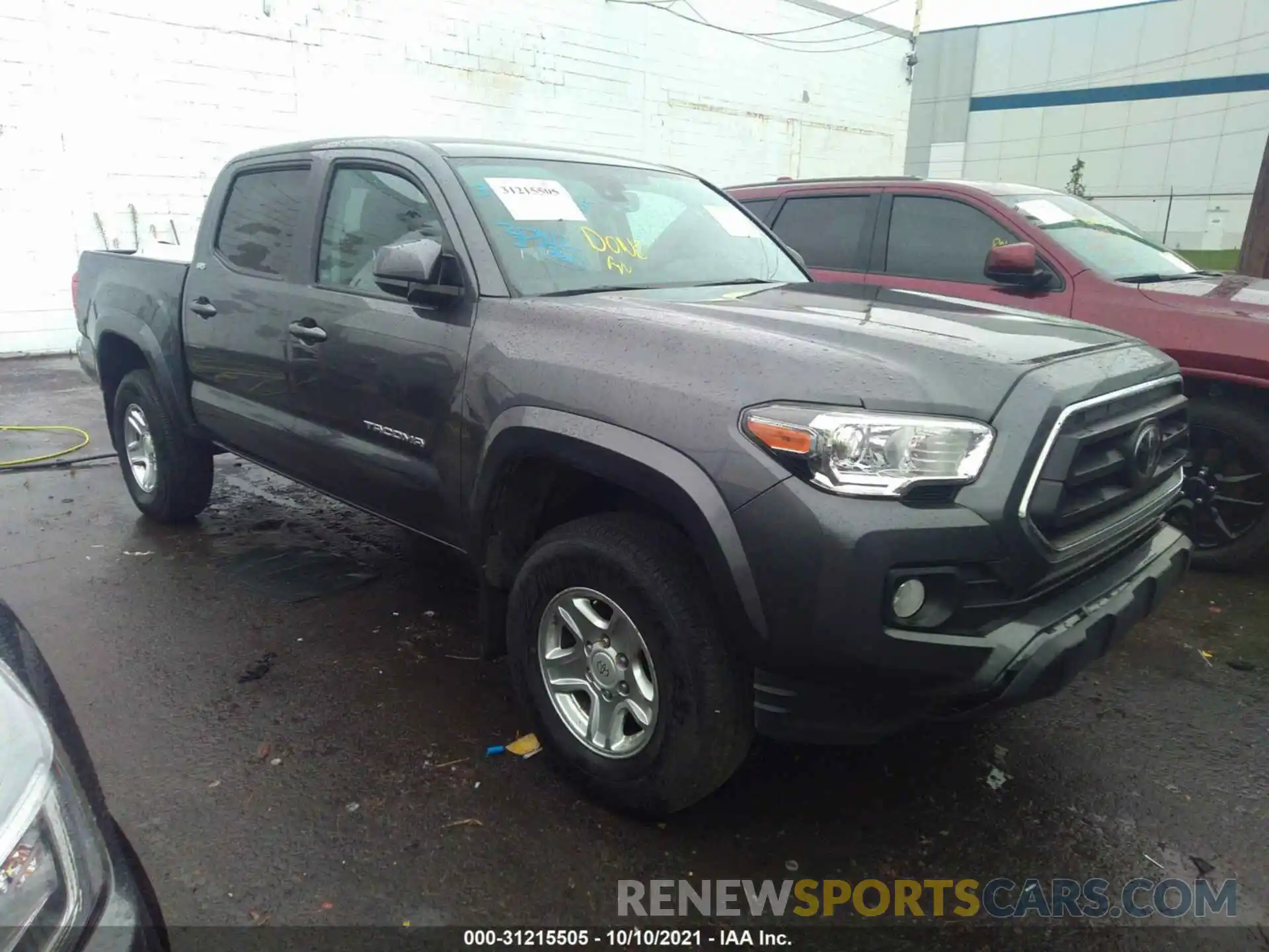 1 Photograph of a damaged car 3TMCZ5AN2MM385946 TOYOTA TACOMA 4WD 2021