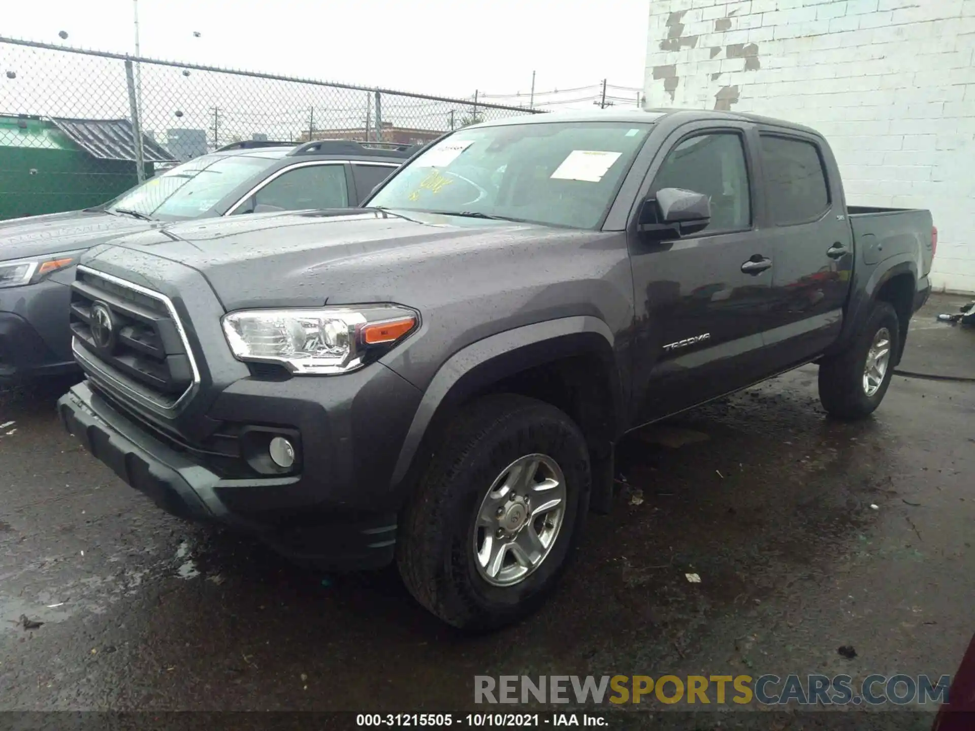 2 Photograph of a damaged car 3TMCZ5AN2MM385946 TOYOTA TACOMA 4WD 2021