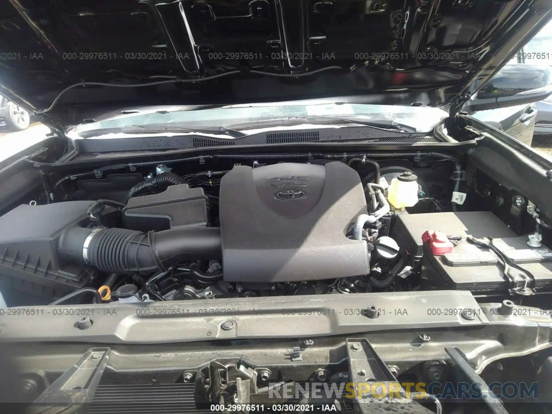 10 Photograph of a damaged car 3TMCZ5AN2MM393982 TOYOTA TACOMA 4WD 2021