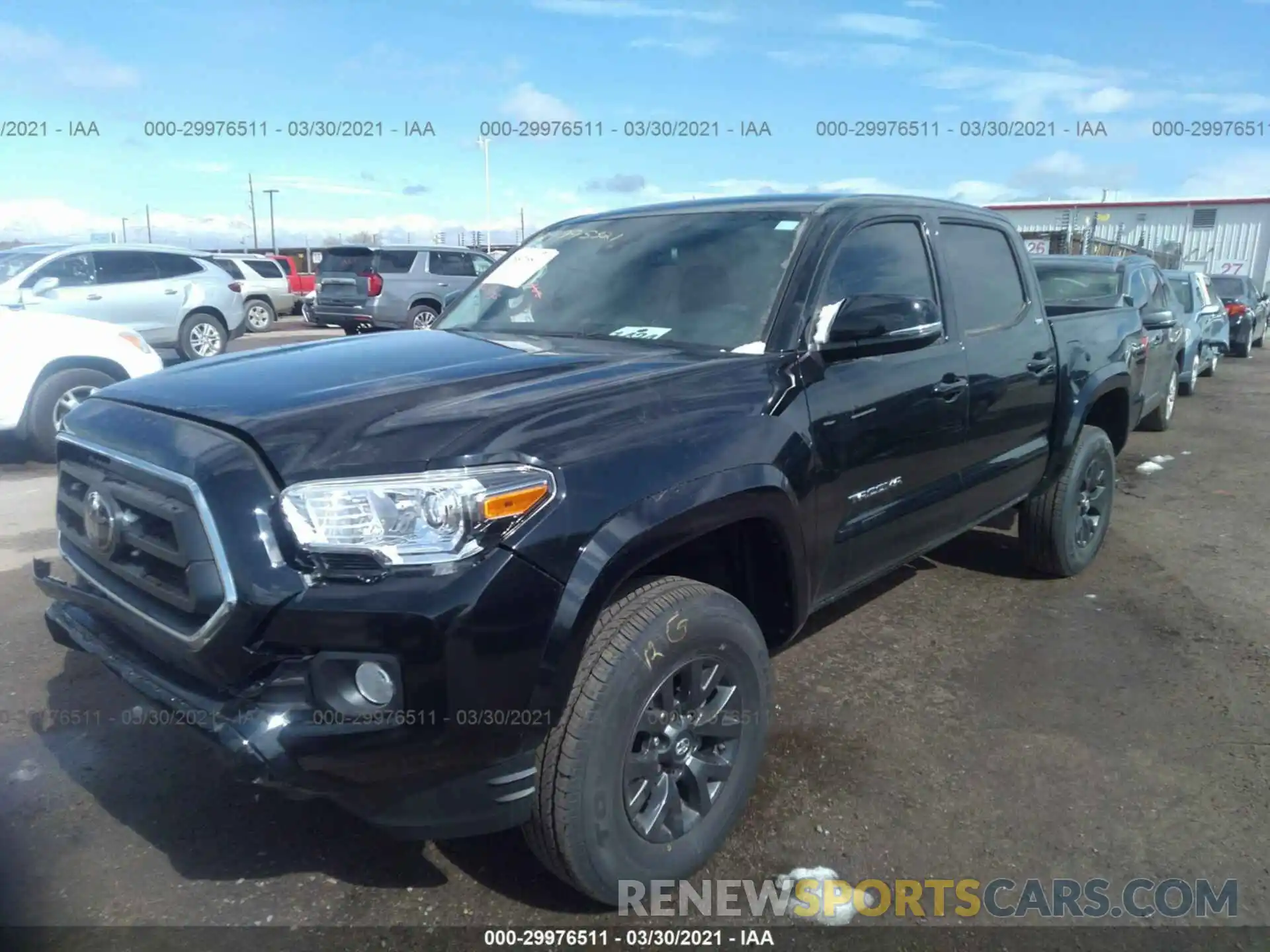 2 Photograph of a damaged car 3TMCZ5AN2MM393982 TOYOTA TACOMA 4WD 2021