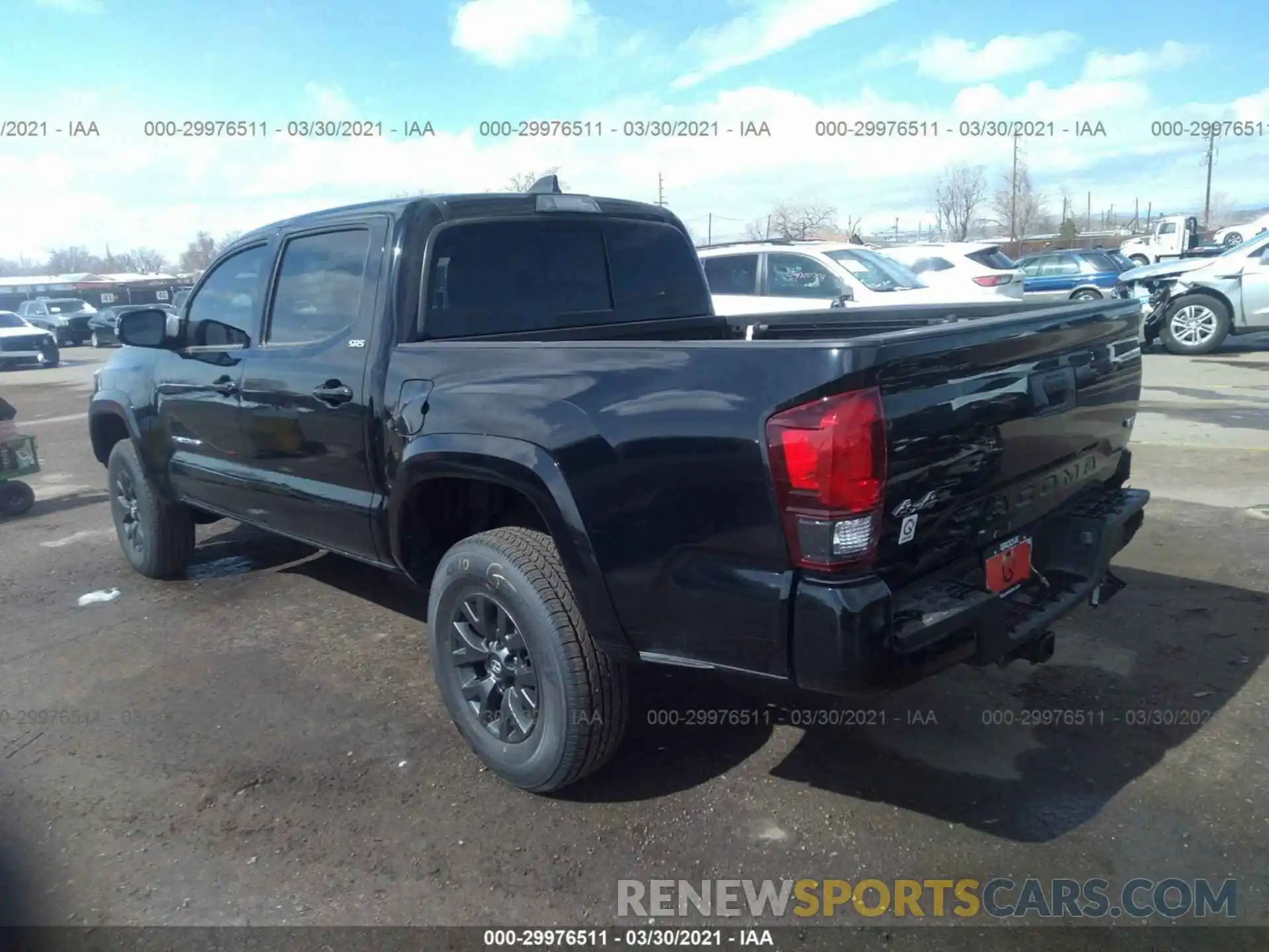 3 Photograph of a damaged car 3TMCZ5AN2MM393982 TOYOTA TACOMA 4WD 2021