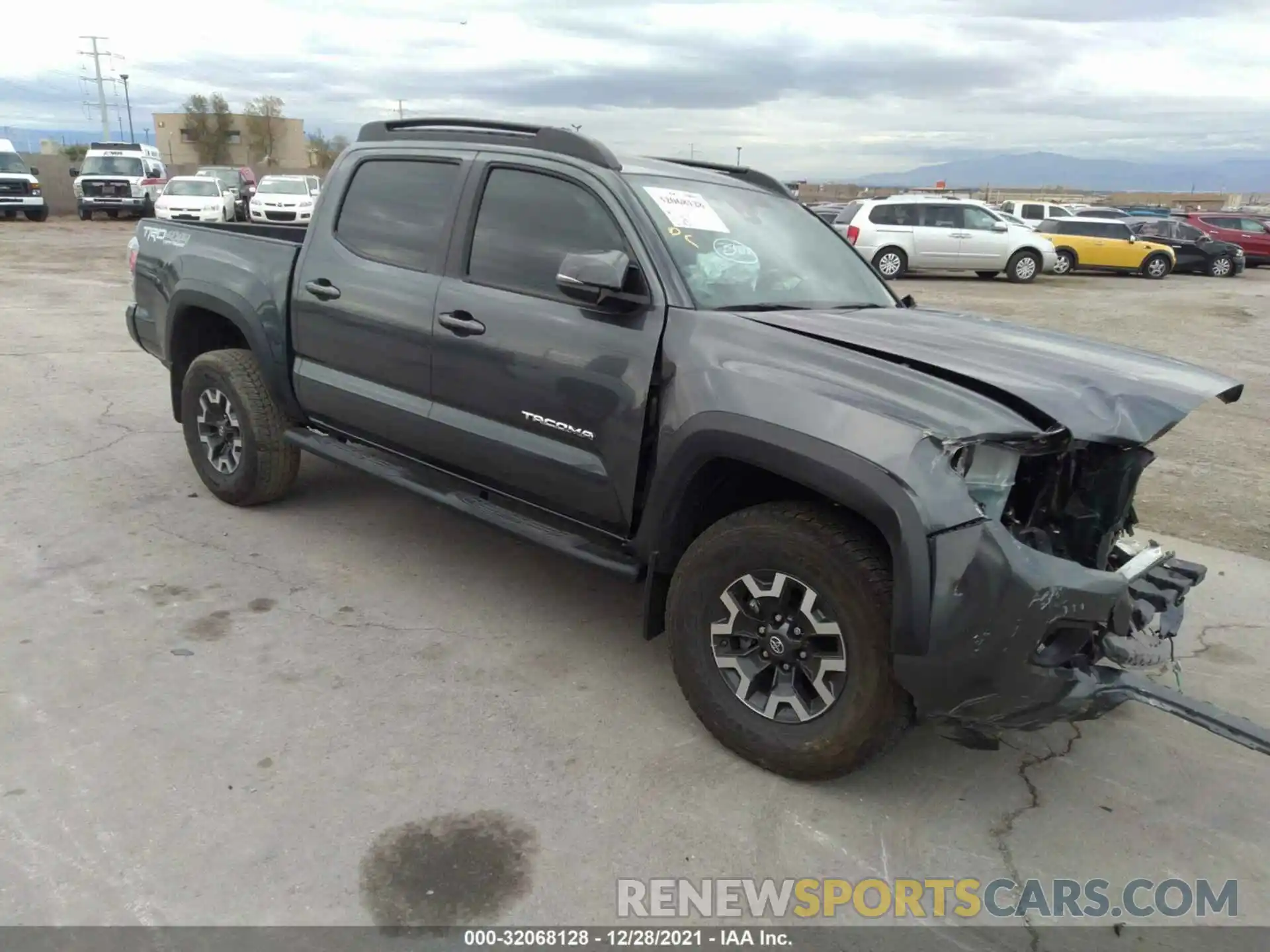 1 Photograph of a damaged car 3TMCZ5AN2MM397594 TOYOTA TACOMA 4WD 2021