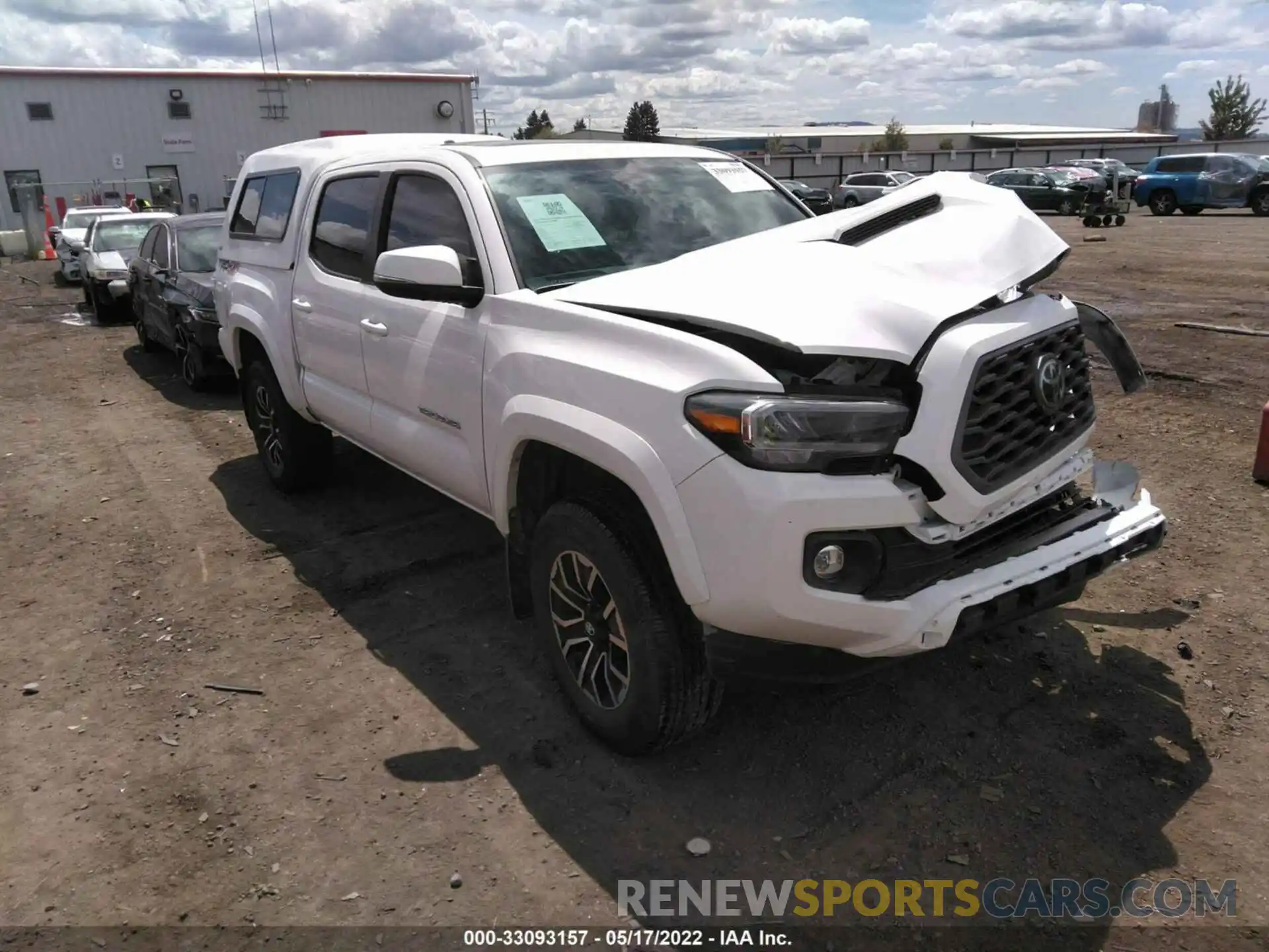 1 Photograph of a damaged car 3TMCZ5AN2MM425099 TOYOTA TACOMA 4WD 2021