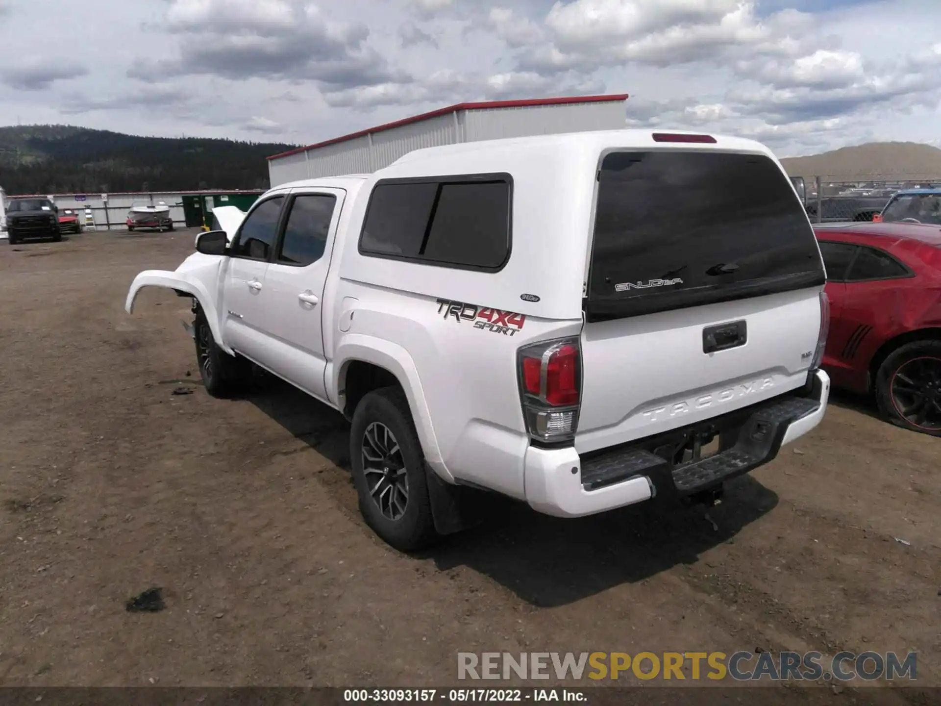 3 Photograph of a damaged car 3TMCZ5AN2MM425099 TOYOTA TACOMA 4WD 2021