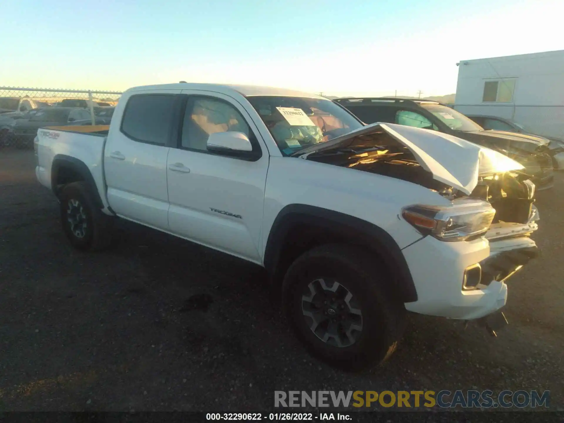 1 Photograph of a damaged car 3TMCZ5AN2MM431498 TOYOTA TACOMA 4WD 2021