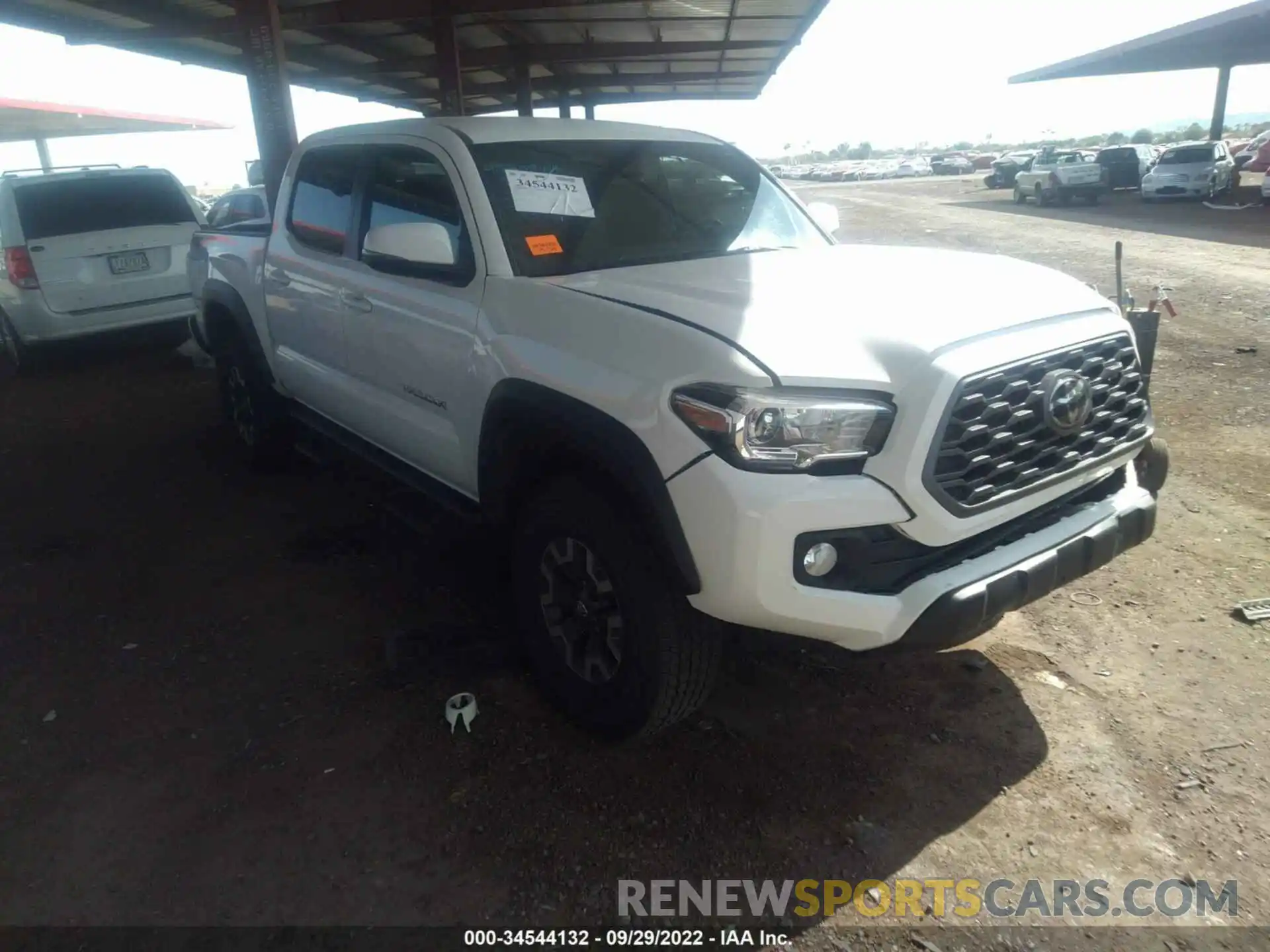 1 Photograph of a damaged car 3TMCZ5AN2MM445076 TOYOTA TACOMA 4WD 2021