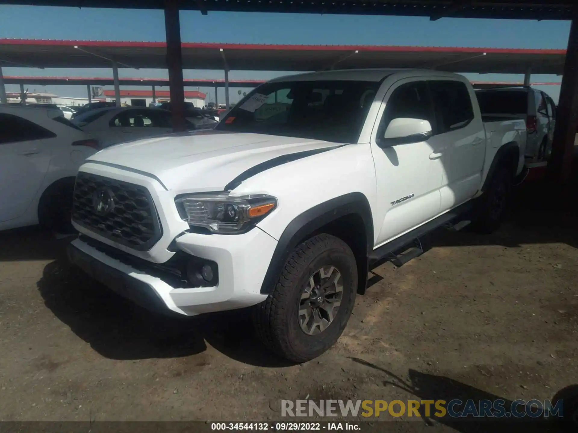 2 Photograph of a damaged car 3TMCZ5AN2MM445076 TOYOTA TACOMA 4WD 2021