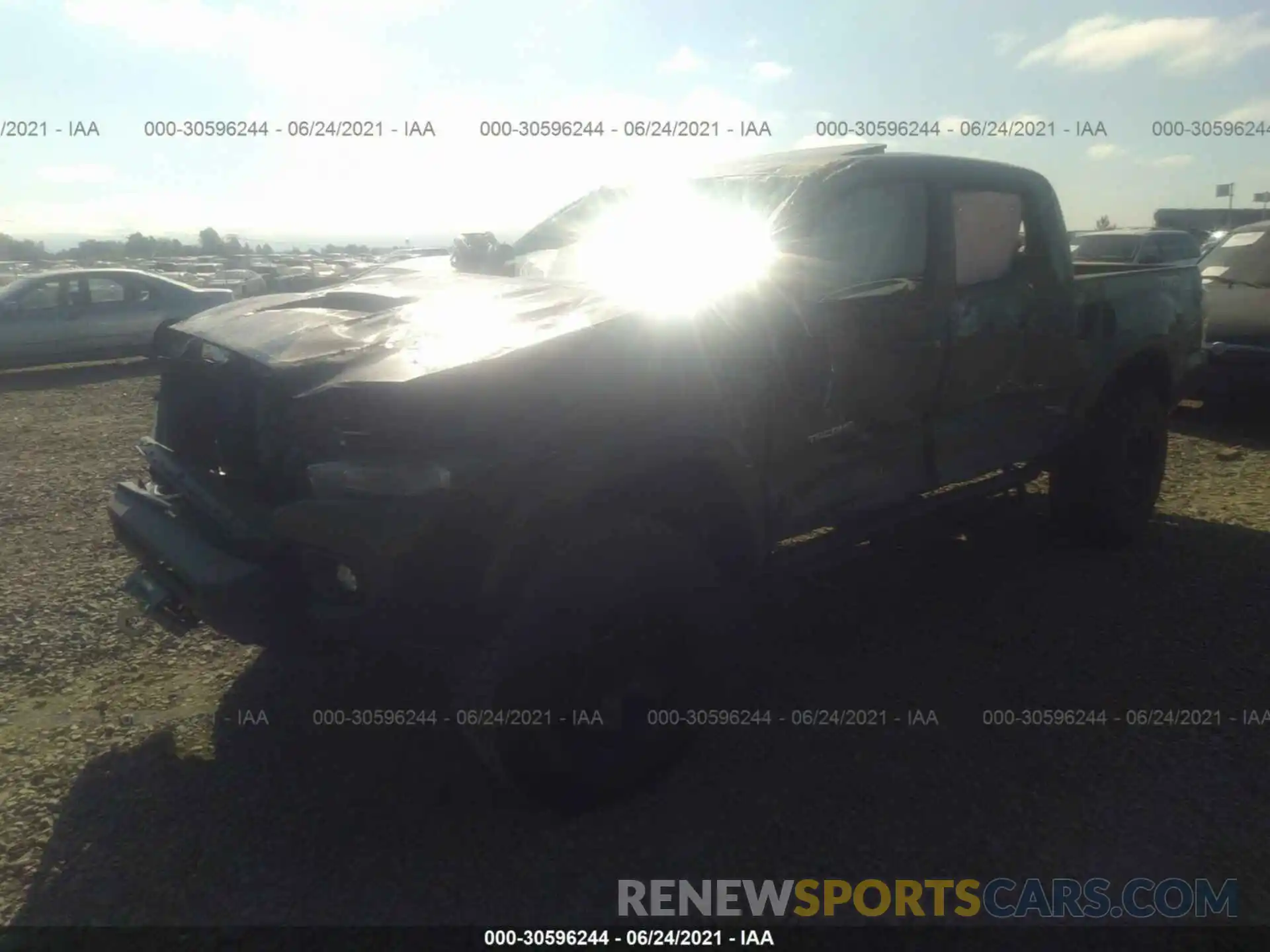 2 Photograph of a damaged car 3TMCZ5AN3MM369934 TOYOTA TACOMA 4WD 2021