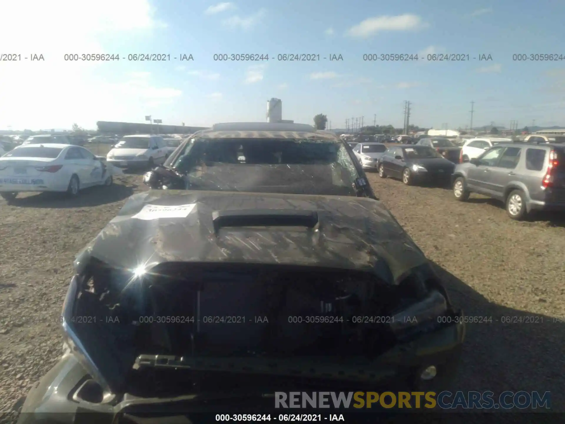 6 Photograph of a damaged car 3TMCZ5AN3MM369934 TOYOTA TACOMA 4WD 2021