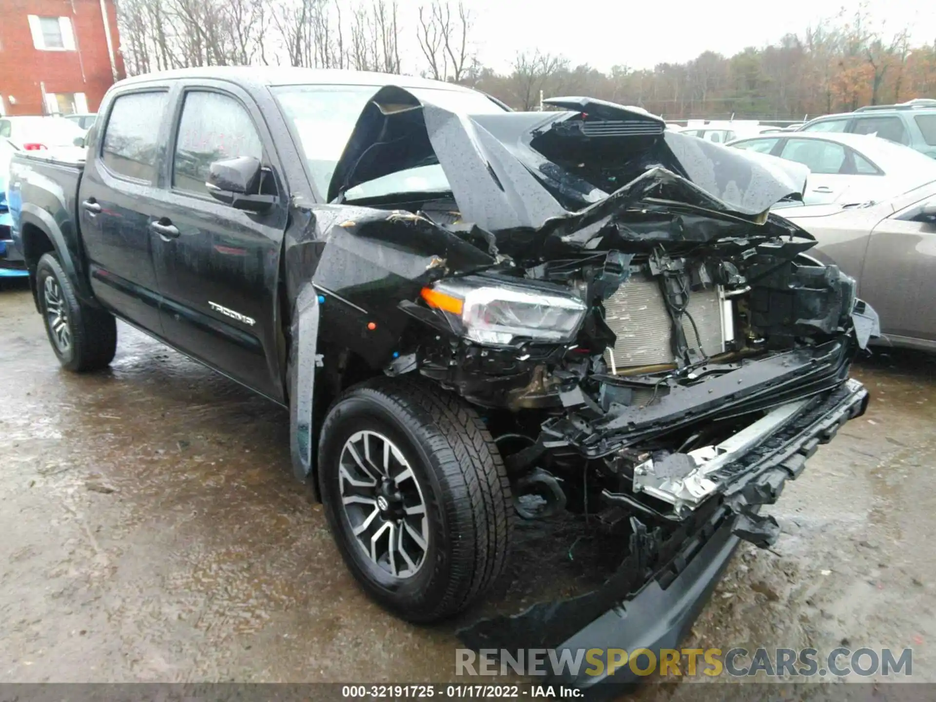 1 Photograph of a damaged car 3TMCZ5AN3MM370937 TOYOTA TACOMA 4WD 2021