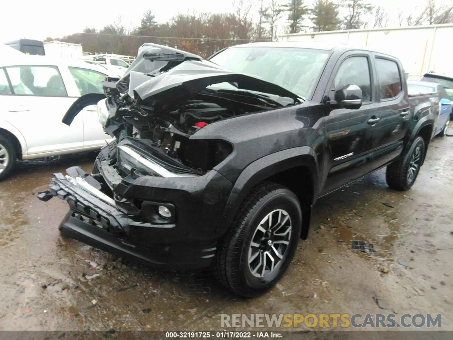 2 Photograph of a damaged car 3TMCZ5AN3MM370937 TOYOTA TACOMA 4WD 2021