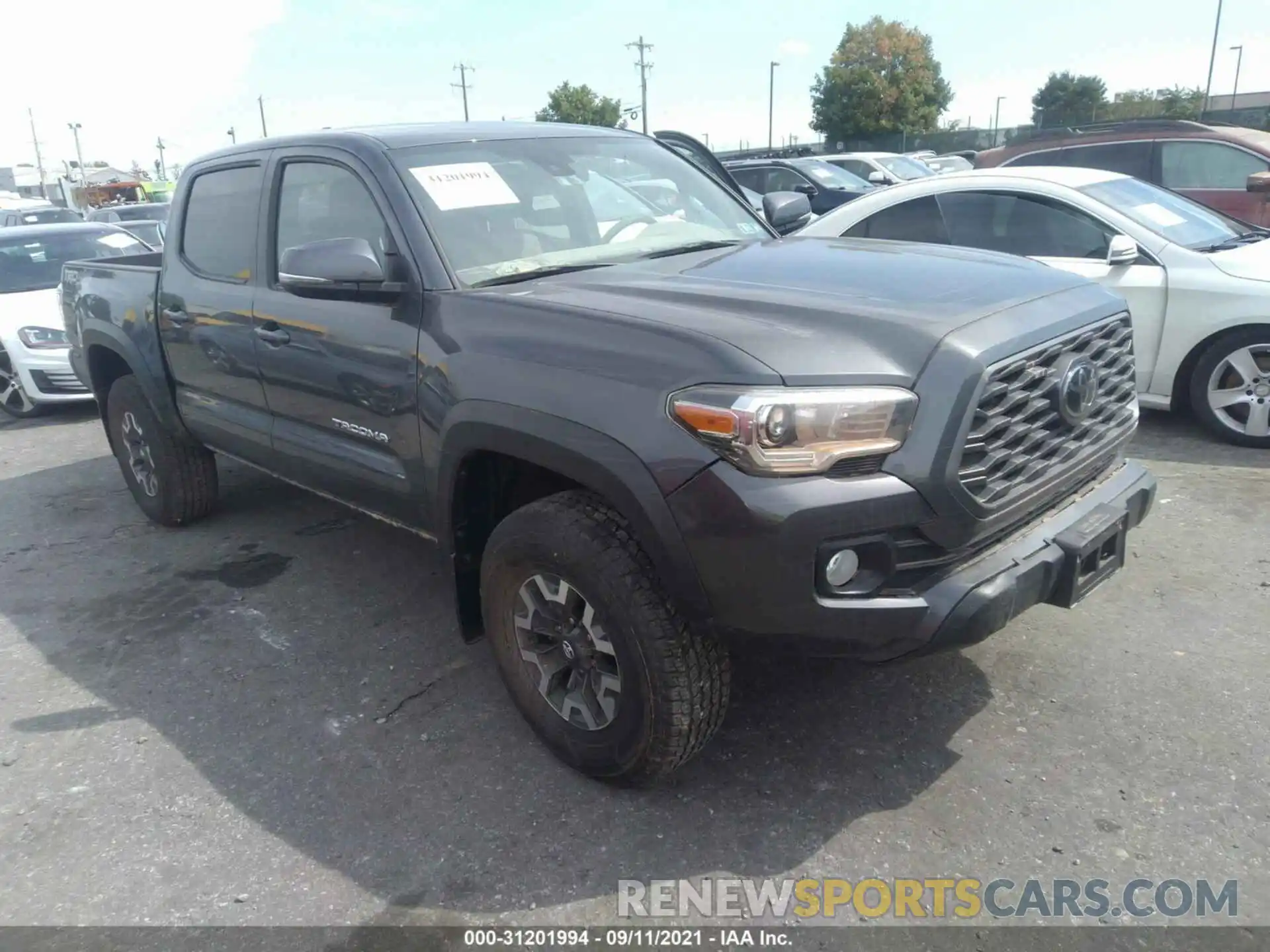 1 Photograph of a damaged car 3TMCZ5AN3MM371490 TOYOTA TACOMA 4WD 2021