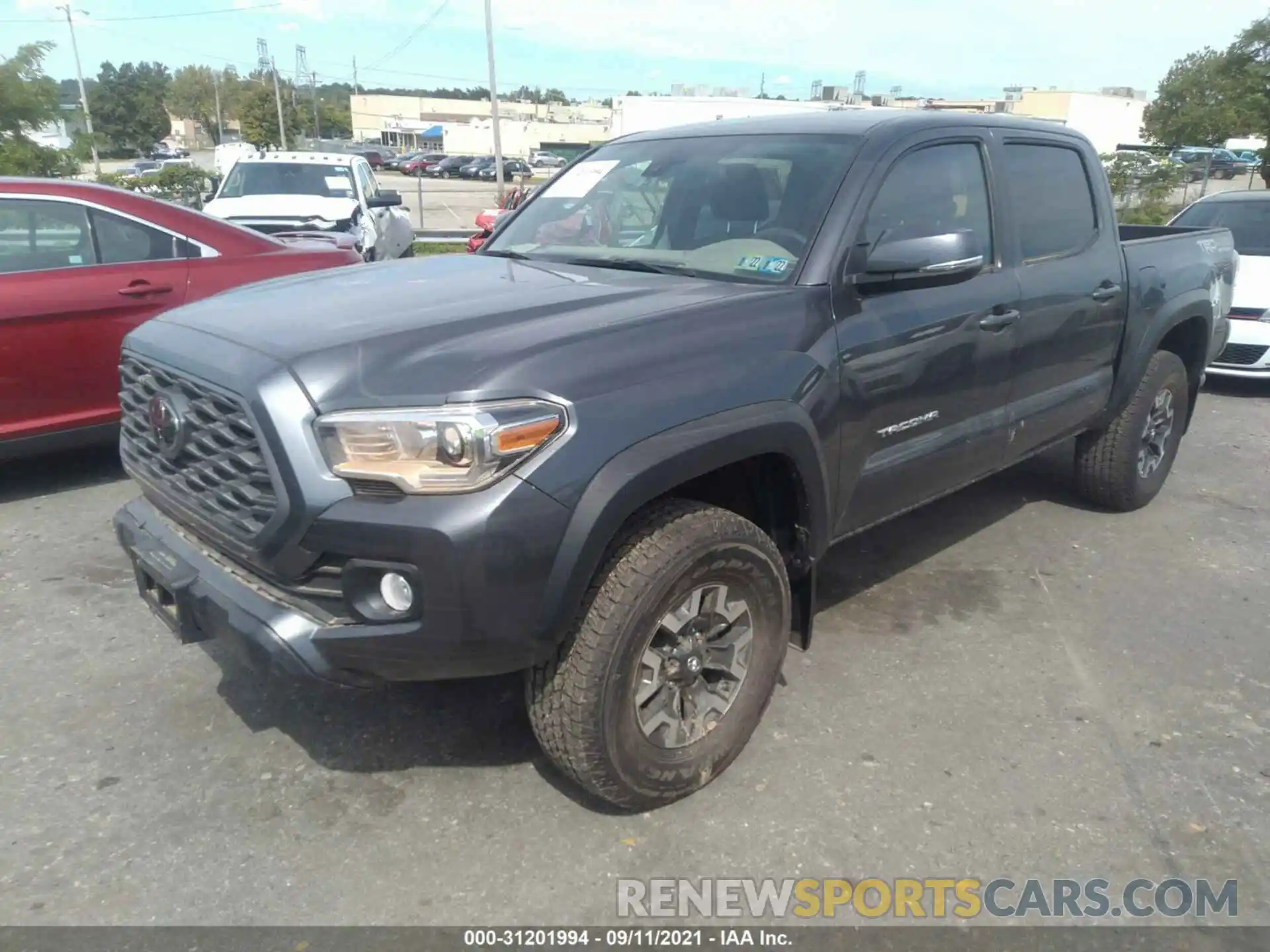 2 Фотография поврежденного автомобиля 3TMCZ5AN3MM371490 TOYOTA TACOMA 4WD 2021