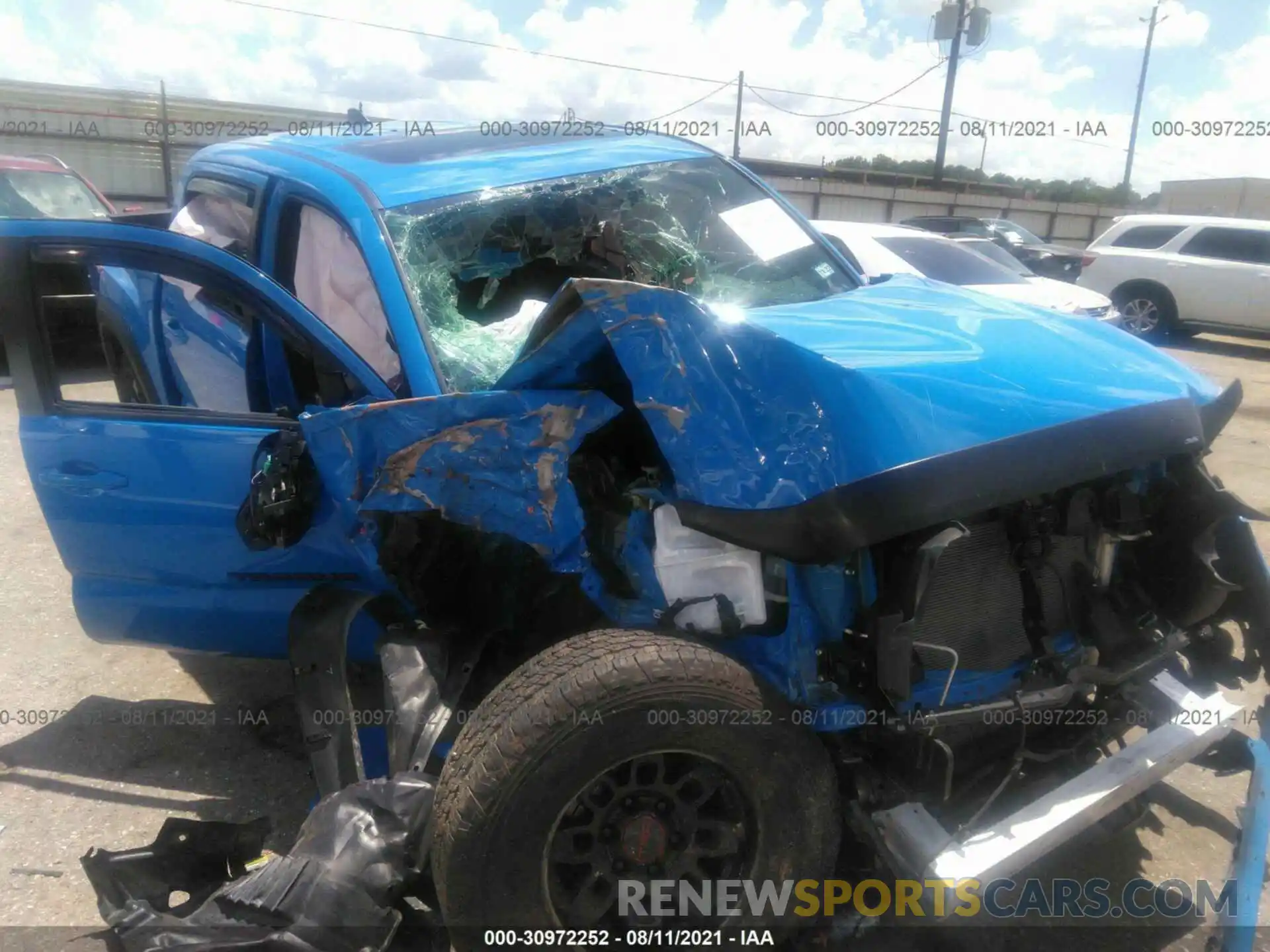 1 Photograph of a damaged car 3TMCZ5AN3MM376978 TOYOTA TACOMA 4WD 2021