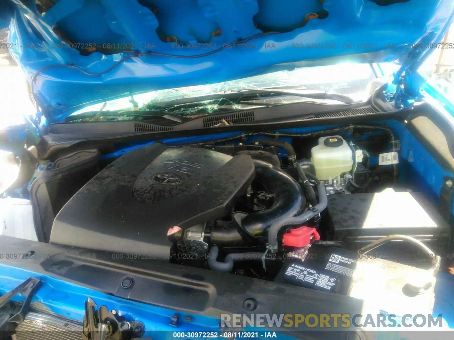 10 Photograph of a damaged car 3TMCZ5AN3MM376978 TOYOTA TACOMA 4WD 2021