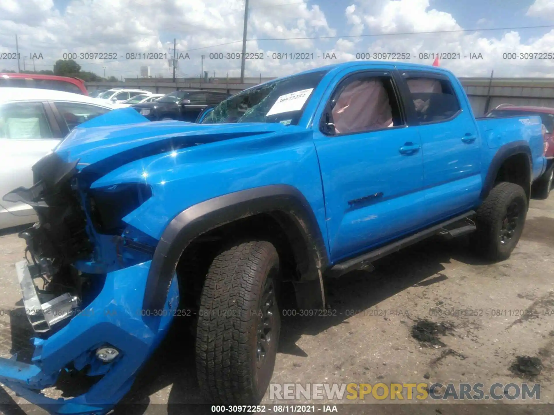 2 Photograph of a damaged car 3TMCZ5AN3MM376978 TOYOTA TACOMA 4WD 2021