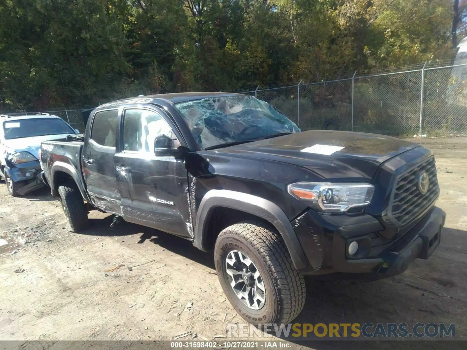 1 Photograph of a damaged car 3TMCZ5AN3MM381064 TOYOTA TACOMA 4WD 2021