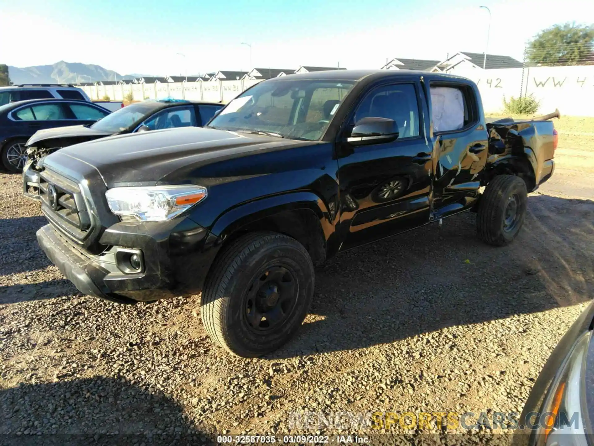 2 Photograph of a damaged car 3TMCZ5AN3MM381887 TOYOTA TACOMA 4WD 2021