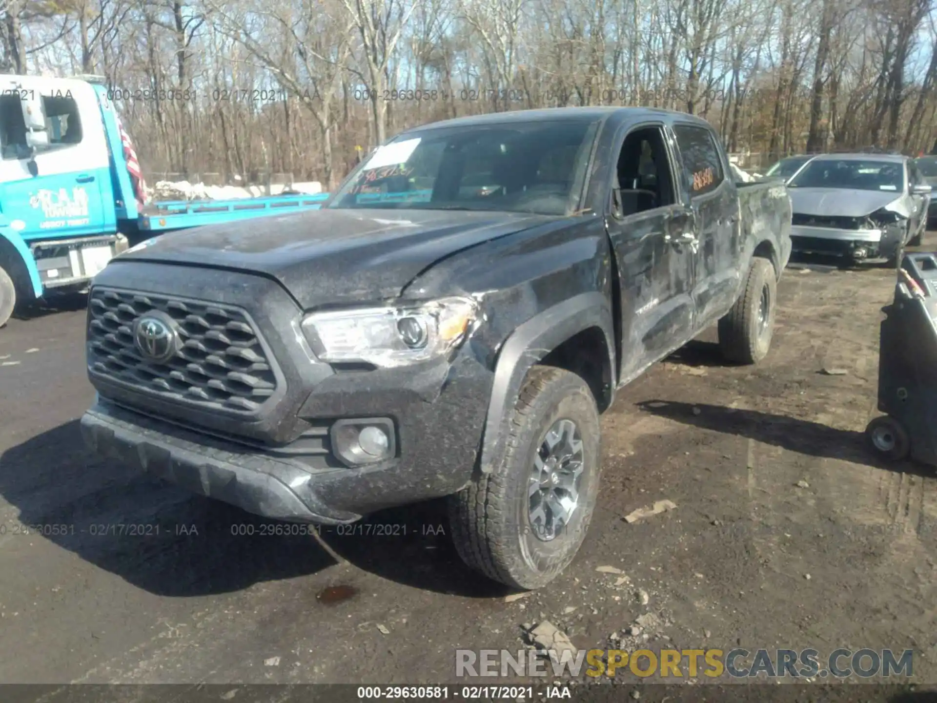 2 Photograph of a damaged car 3TMCZ5AN3MM387012 TOYOTA TACOMA 4WD 2021