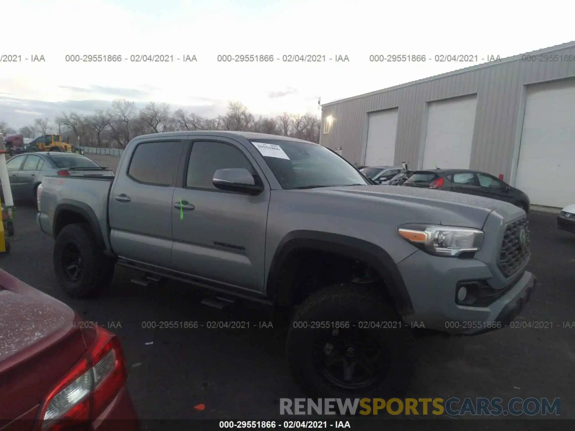 1 Photograph of a damaged car 3TMCZ5AN3MM387771 TOYOTA TACOMA 4WD 2021