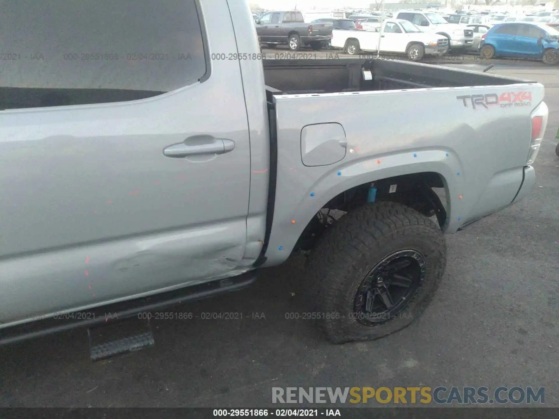 6 Photograph of a damaged car 3TMCZ5AN3MM387771 TOYOTA TACOMA 4WD 2021