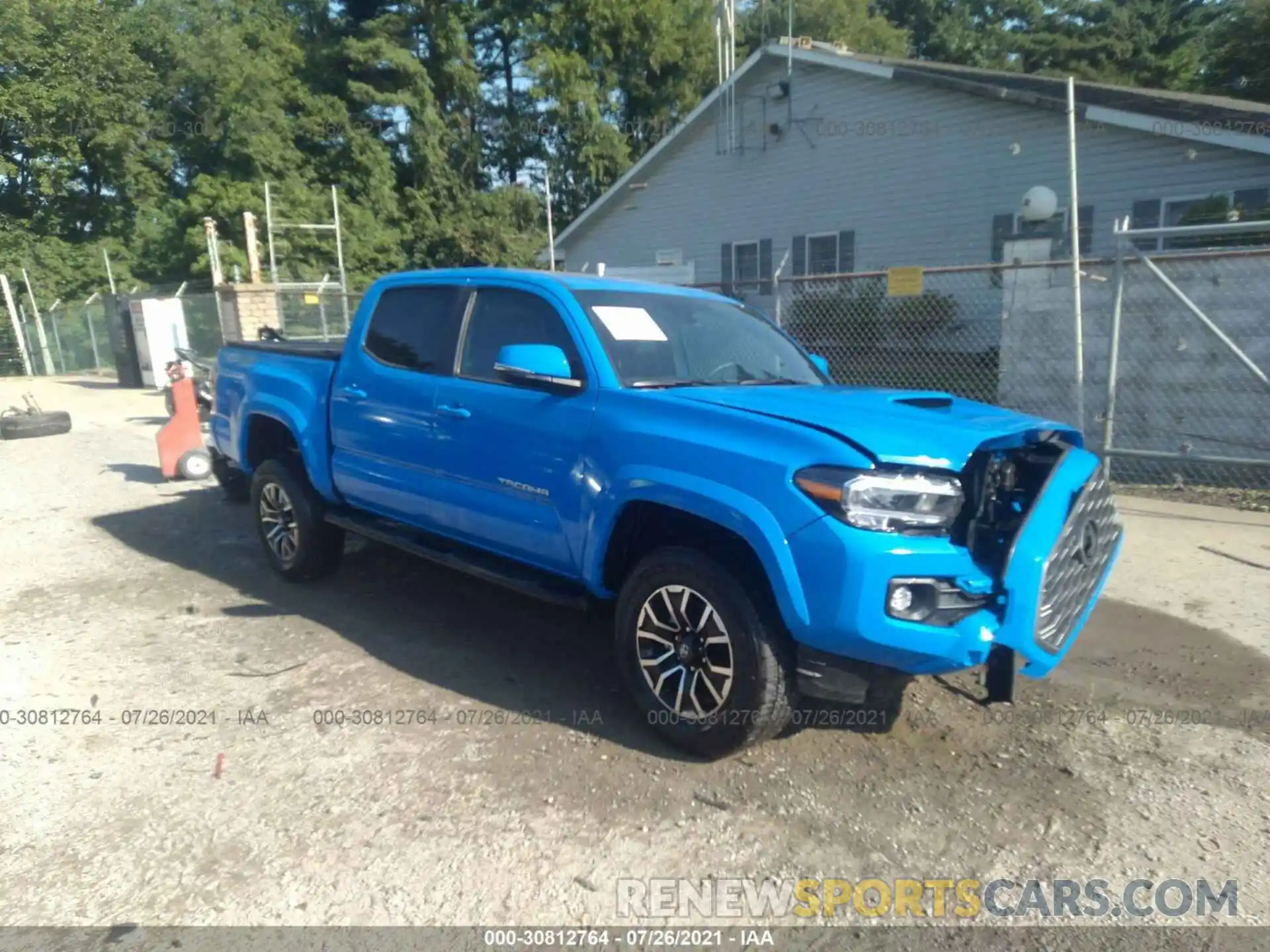 1 Фотография поврежденного автомобиля 3TMCZ5AN3MM388953 TOYOTA TACOMA 4WD 2021