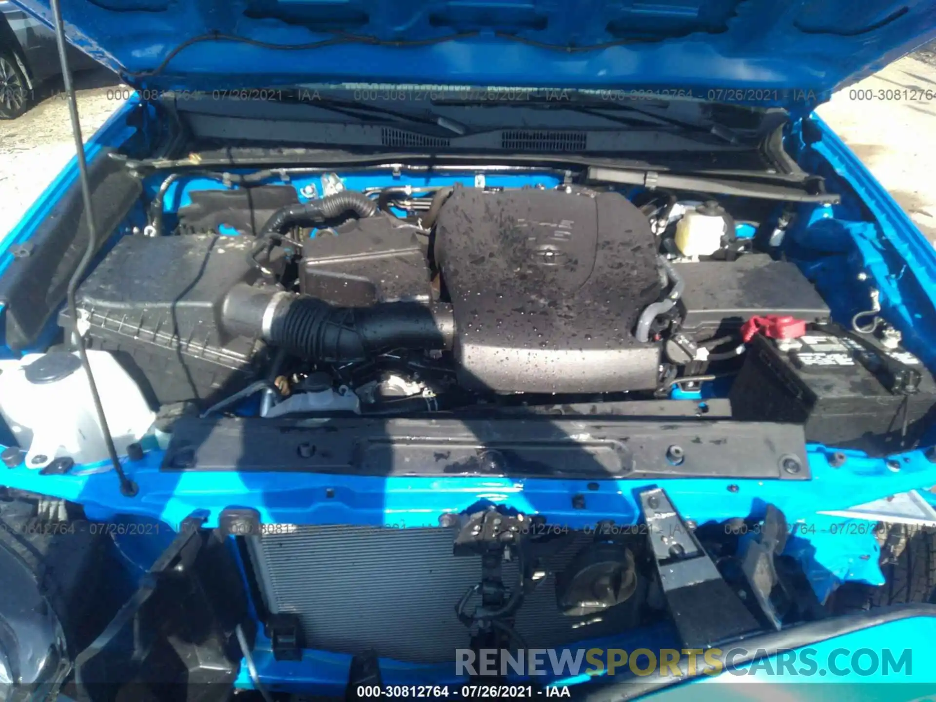 10 Photograph of a damaged car 3TMCZ5AN3MM388953 TOYOTA TACOMA 4WD 2021