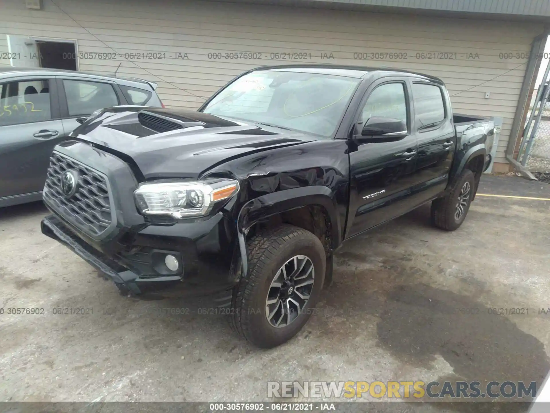 2 Photograph of a damaged car 3TMCZ5AN3MM389858 TOYOTA TACOMA 4WD 2021