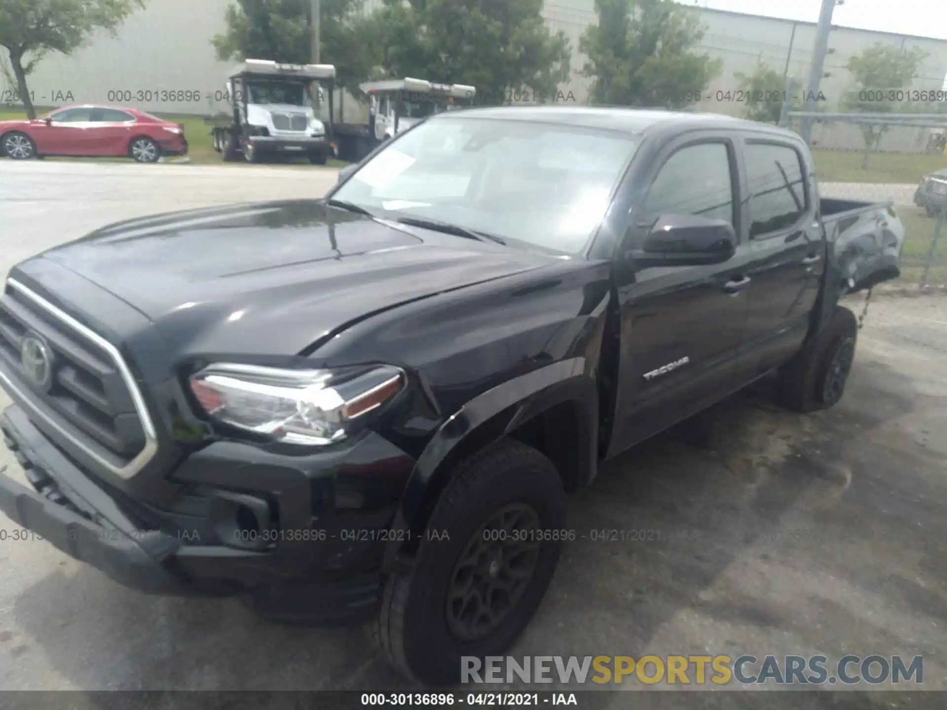 2 Photograph of a damaged car 3TMCZ5AN3MM395465 TOYOTA TACOMA 4WD 2021