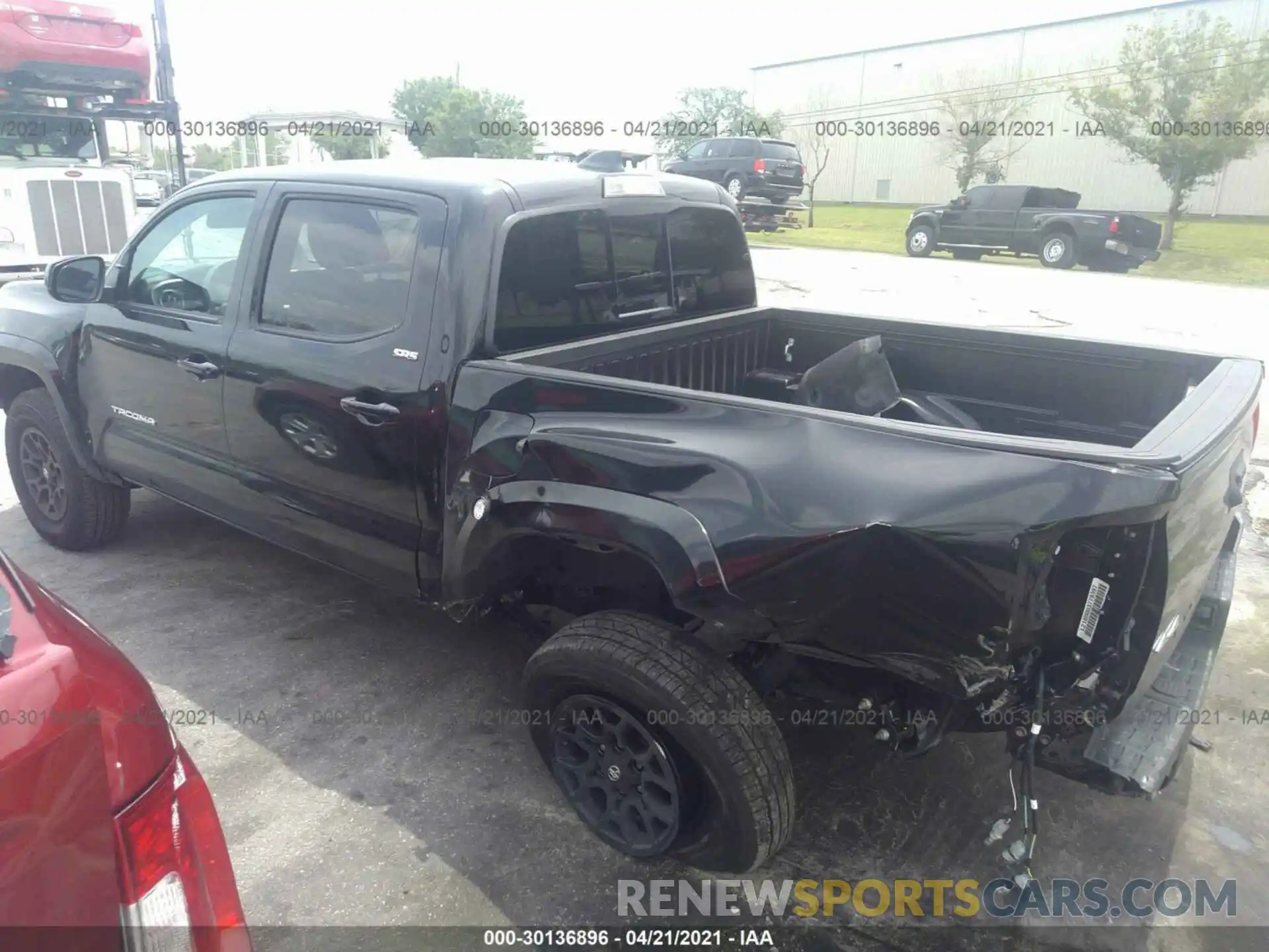 3 Photograph of a damaged car 3TMCZ5AN3MM395465 TOYOTA TACOMA 4WD 2021