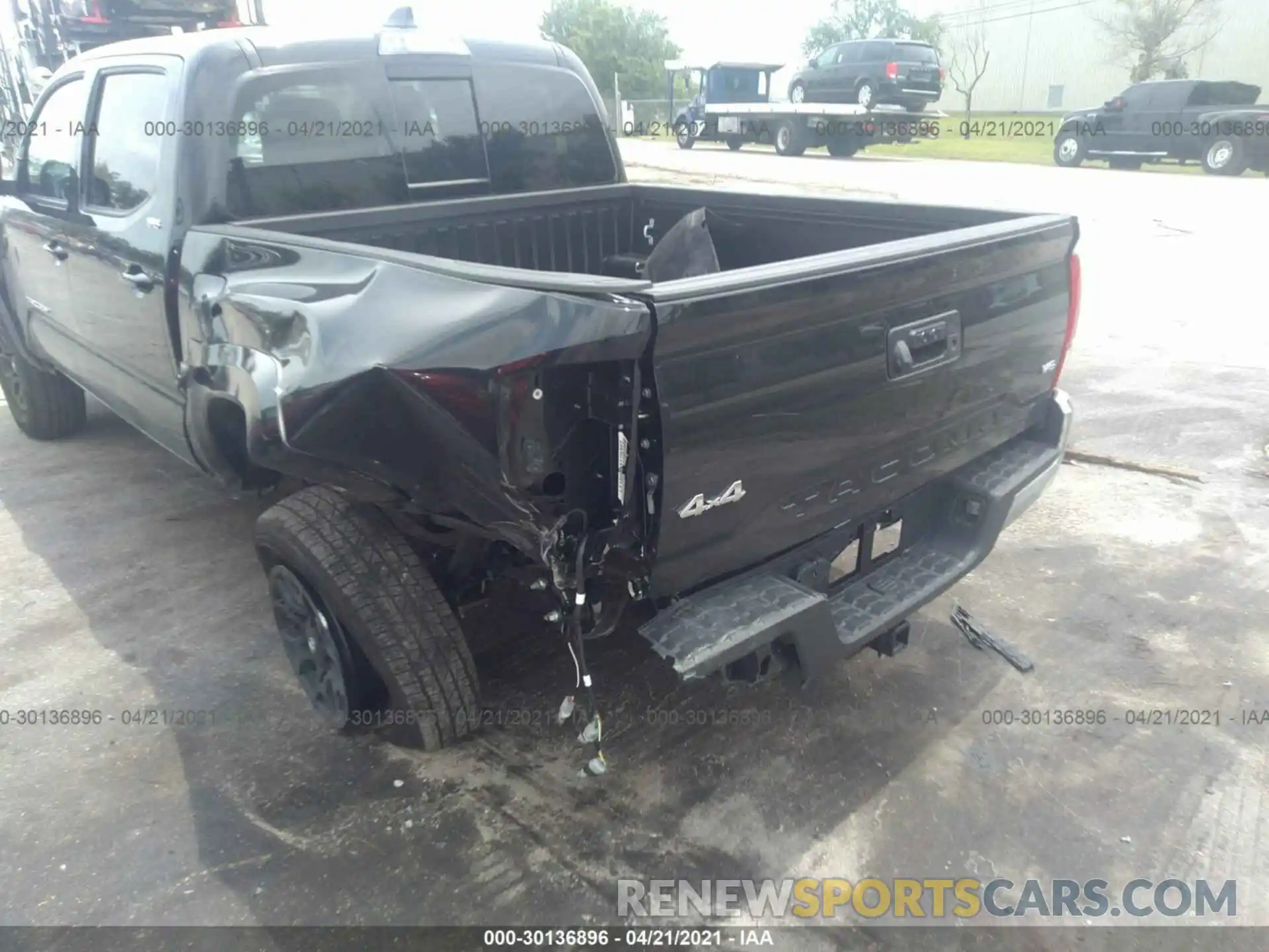 6 Photograph of a damaged car 3TMCZ5AN3MM395465 TOYOTA TACOMA 4WD 2021