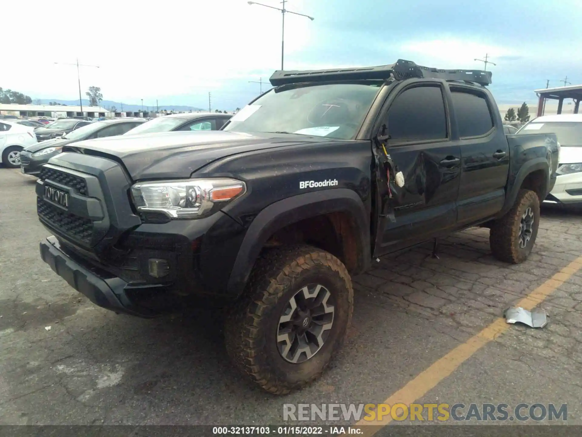 2 Photograph of a damaged car 3TMCZ5AN3MM395983 TOYOTA TACOMA 4WD 2021