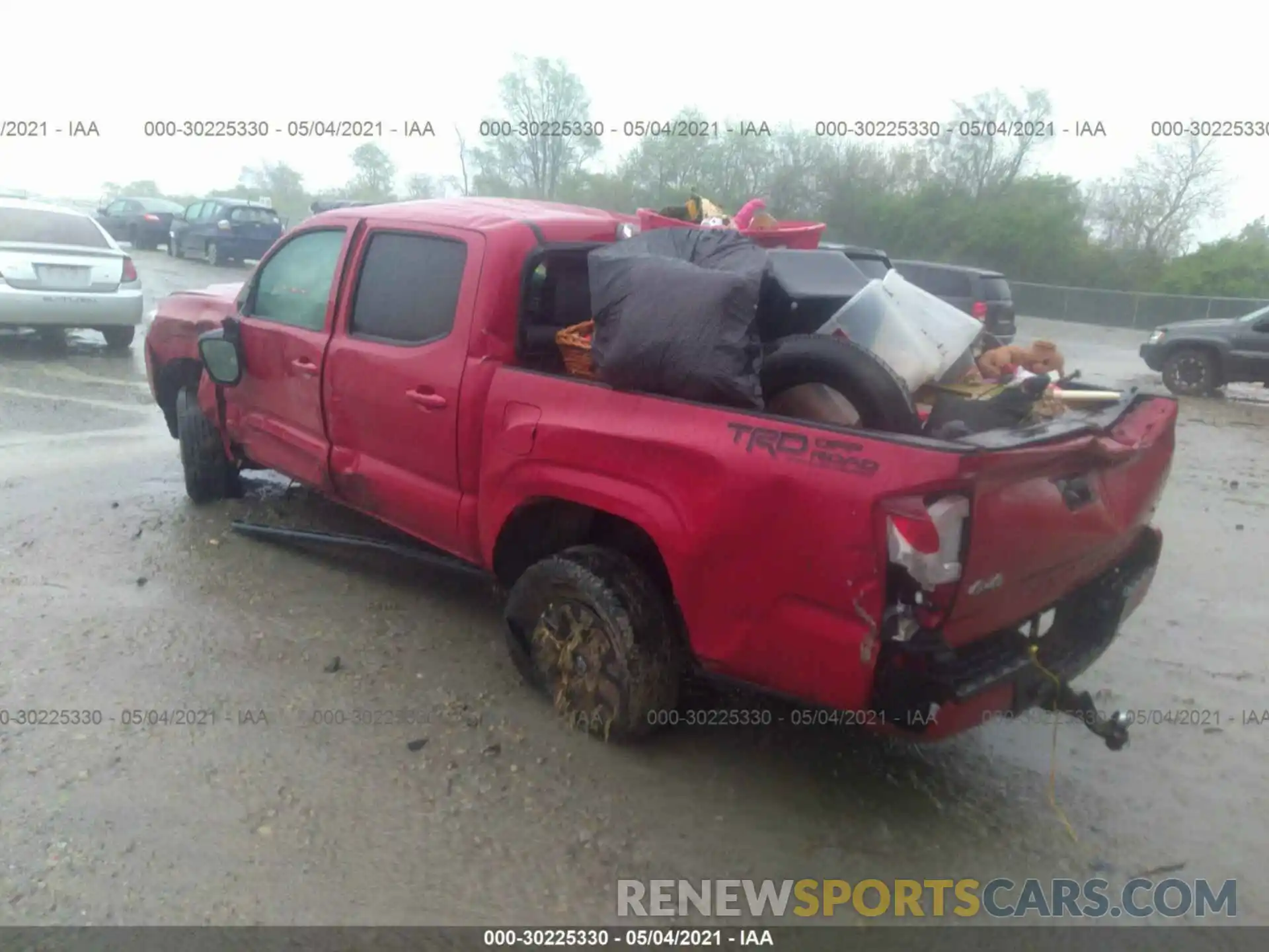 3 Photograph of a damaged car 3TMCZ5AN3MM396695 TOYOTA TACOMA 4WD 2021