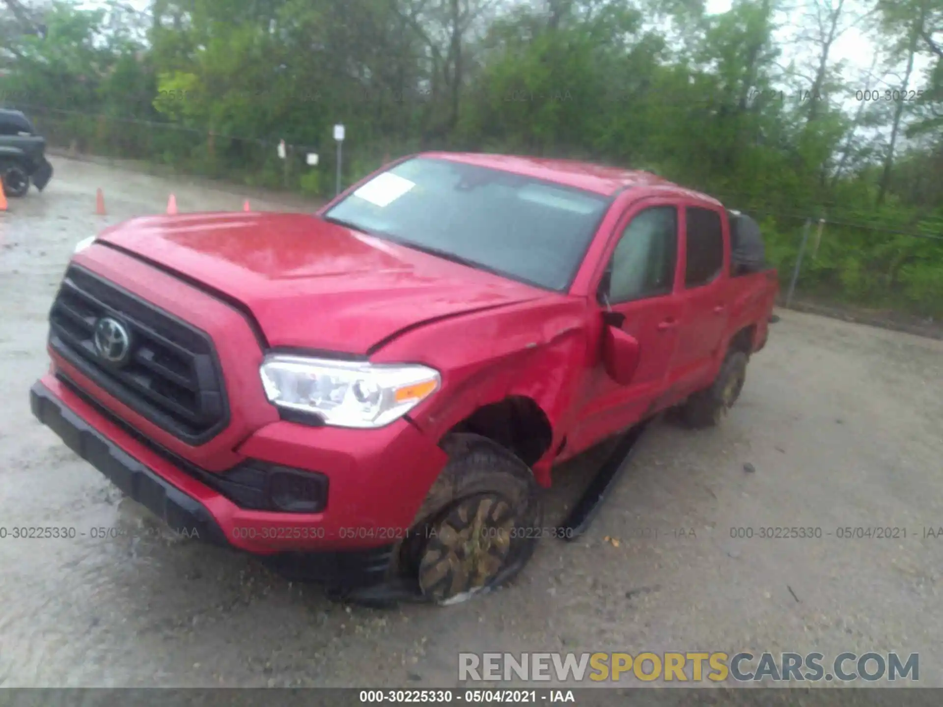 6 Photograph of a damaged car 3TMCZ5AN3MM396695 TOYOTA TACOMA 4WD 2021