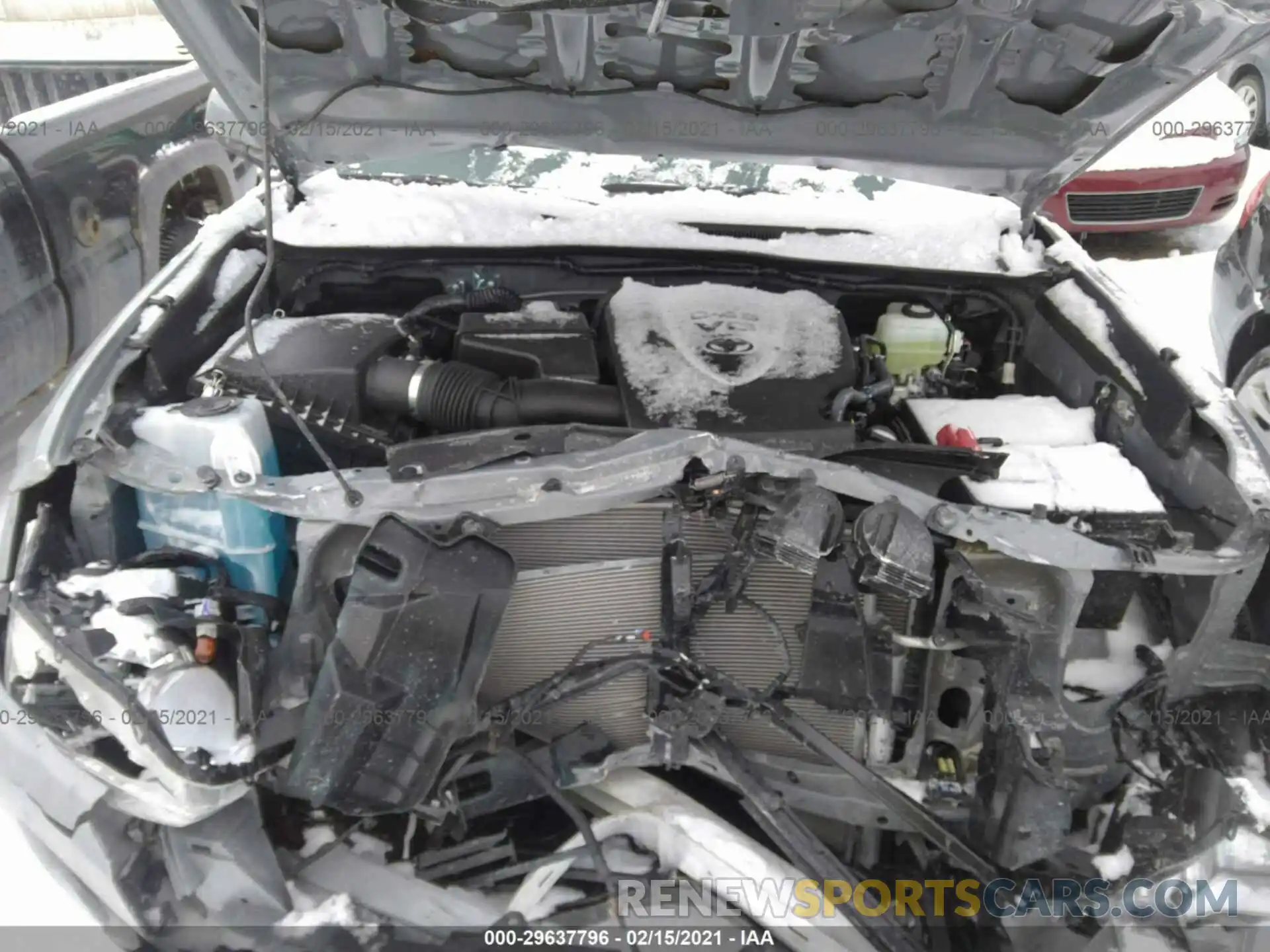 10 Фотография поврежденного автомобиля 3TMCZ5AN3MM396986 TOYOTA TACOMA 4WD 2021