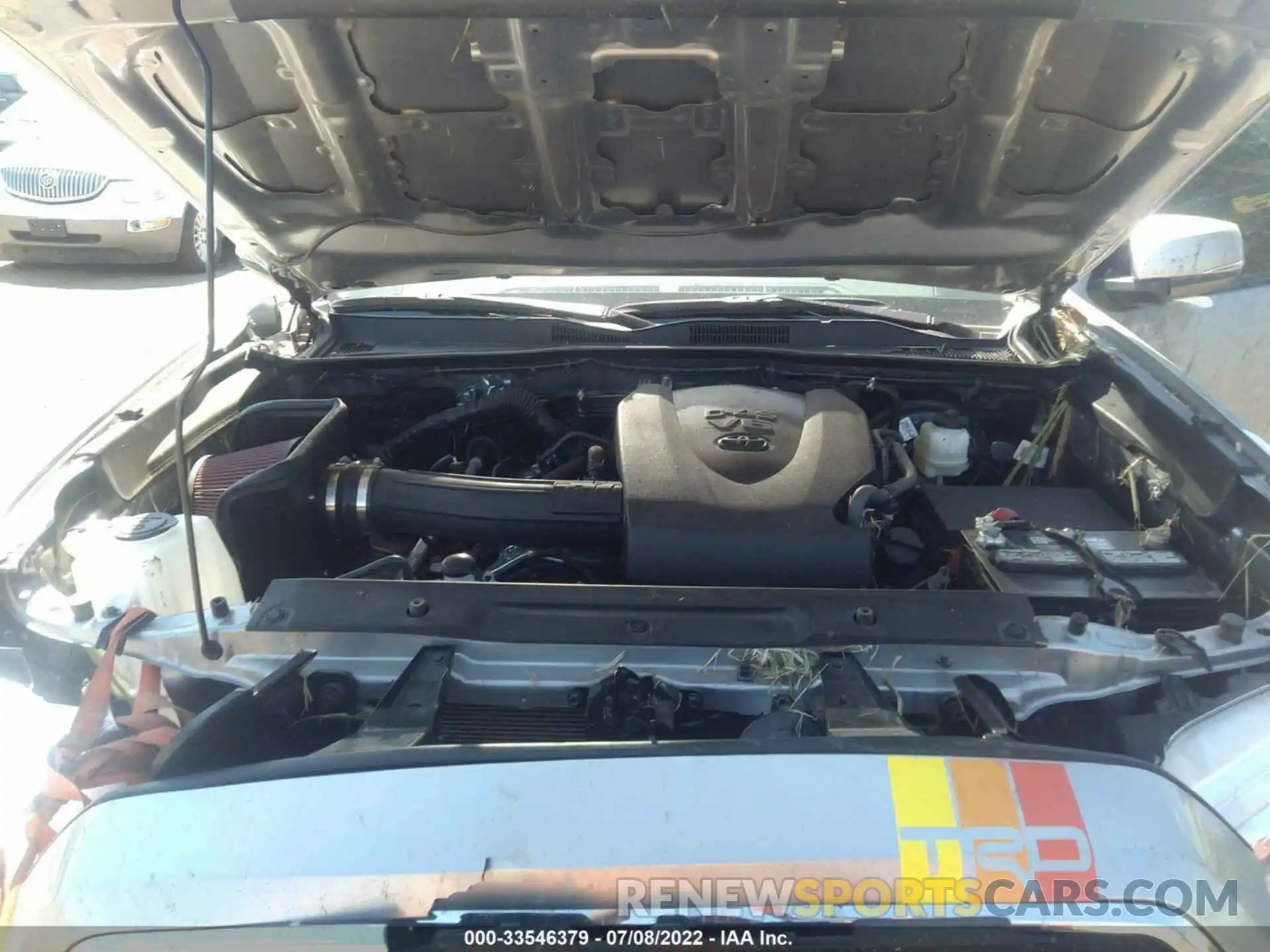 10 Photograph of a damaged car 3TMCZ5AN3MM404651 TOYOTA TACOMA 4WD 2021