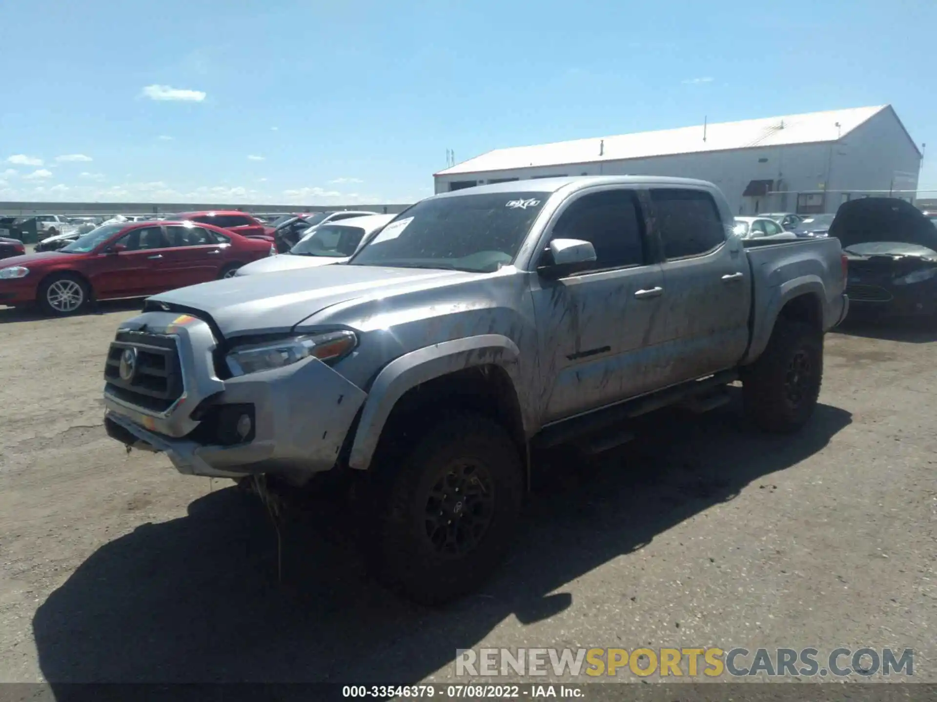 2 Photograph of a damaged car 3TMCZ5AN3MM404651 TOYOTA TACOMA 4WD 2021