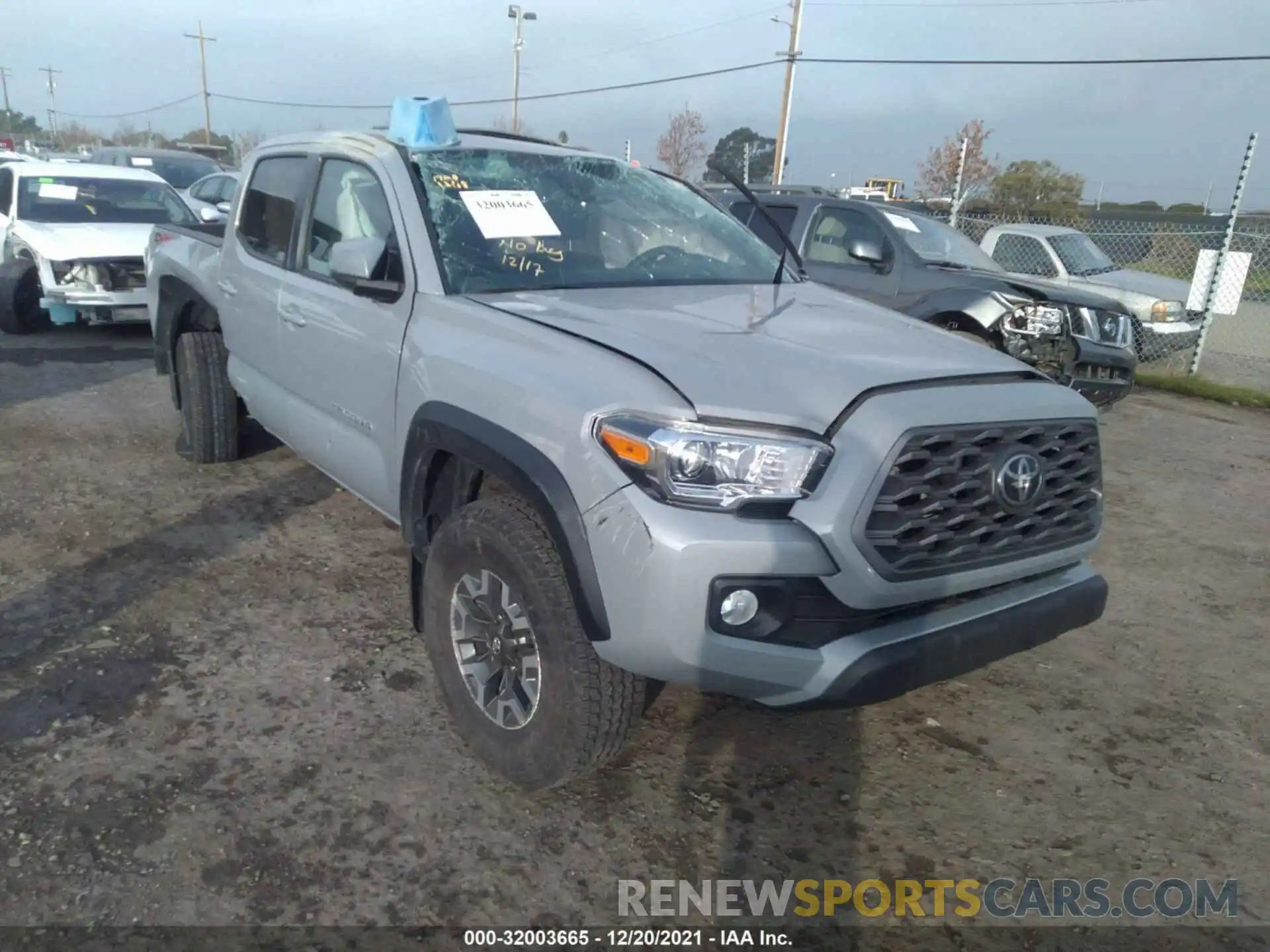 1 Photograph of a damaged car 3TMCZ5AN3MM407808 TOYOTA TACOMA 4WD 2021