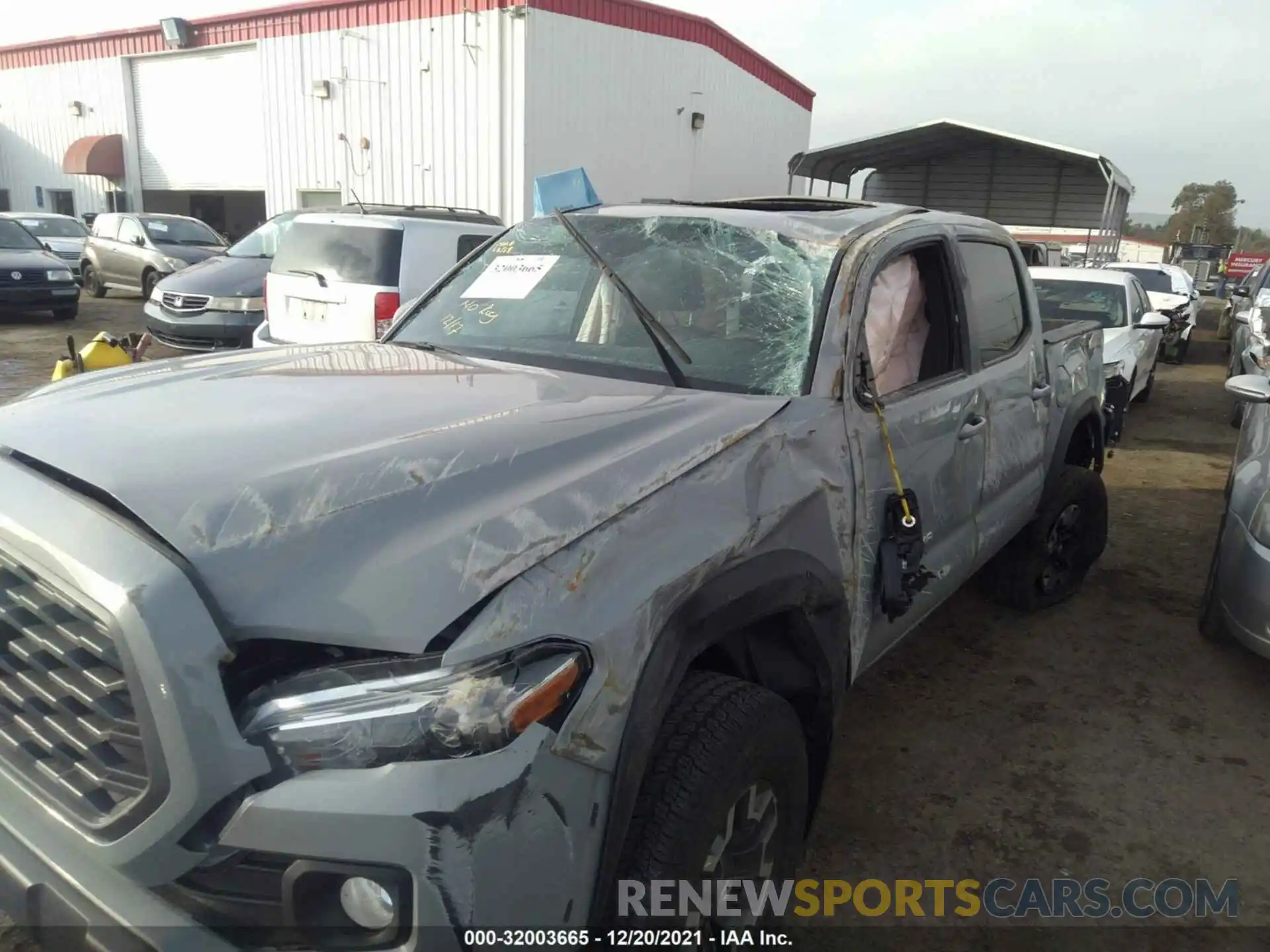 6 Photograph of a damaged car 3TMCZ5AN3MM407808 TOYOTA TACOMA 4WD 2021