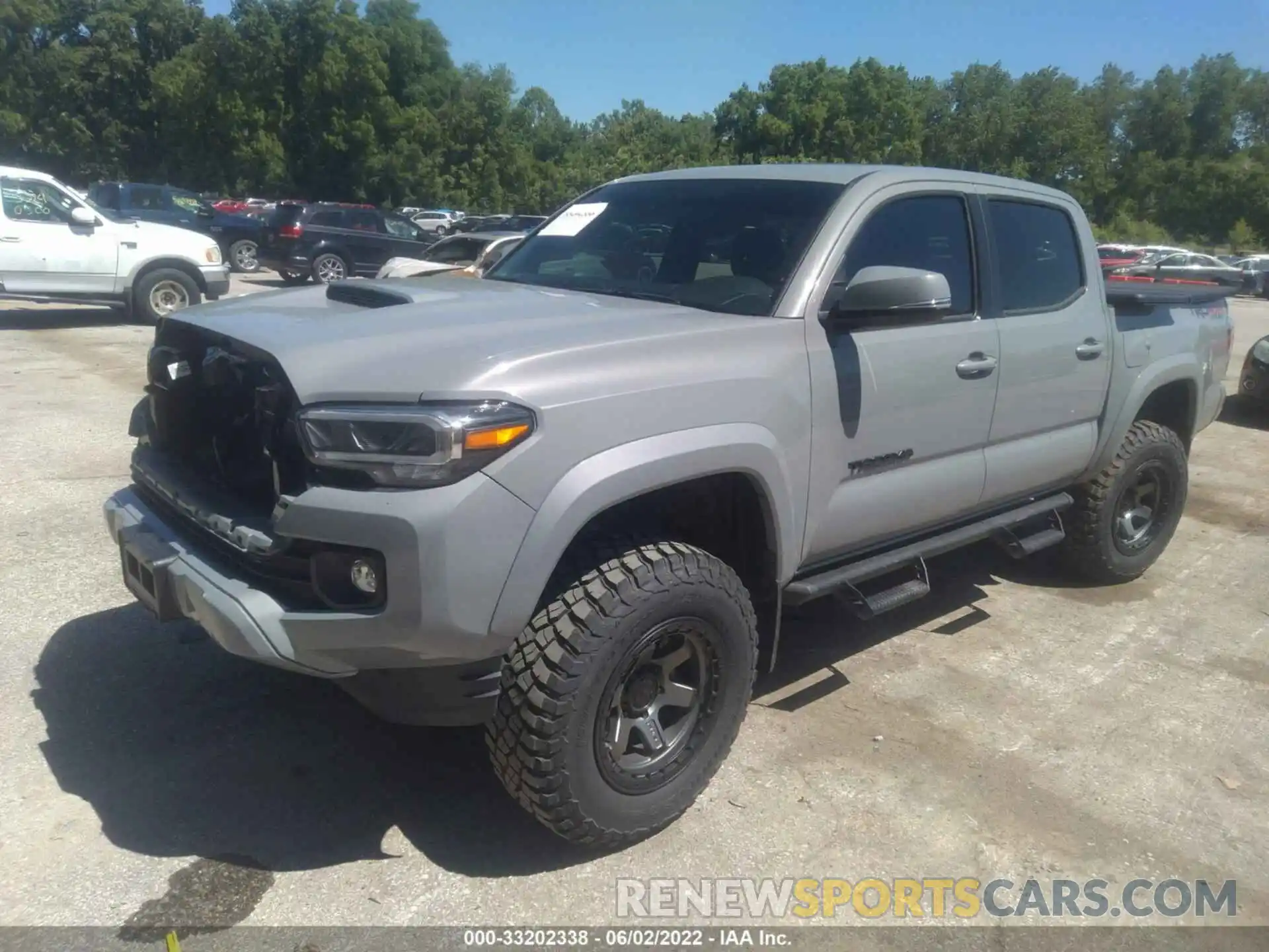 2 Photograph of a damaged car 3TMCZ5AN3MM417397 TOYOTA TACOMA 4WD 2021