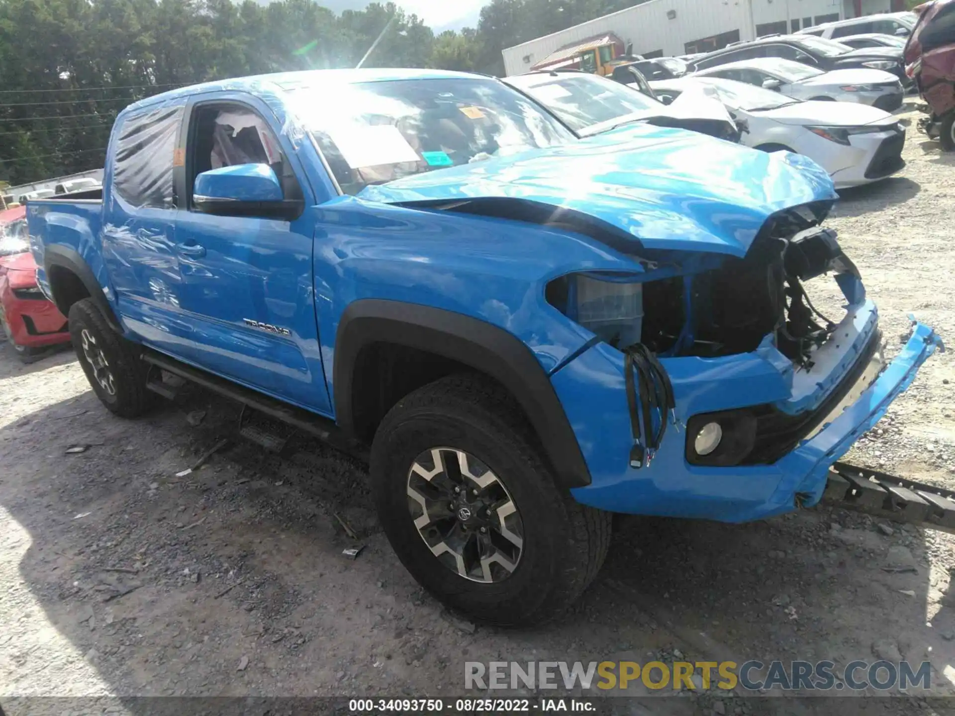 1 Photograph of a damaged car 3TMCZ5AN3MM417822 TOYOTA TACOMA 4WD 2021