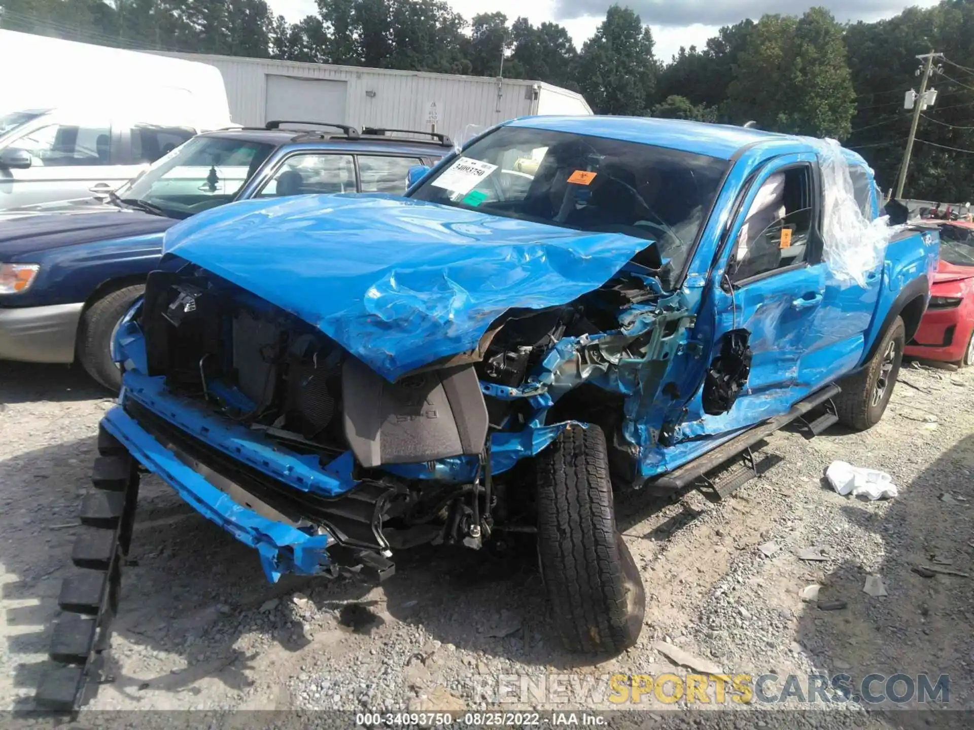 2 Photograph of a damaged car 3TMCZ5AN3MM417822 TOYOTA TACOMA 4WD 2021